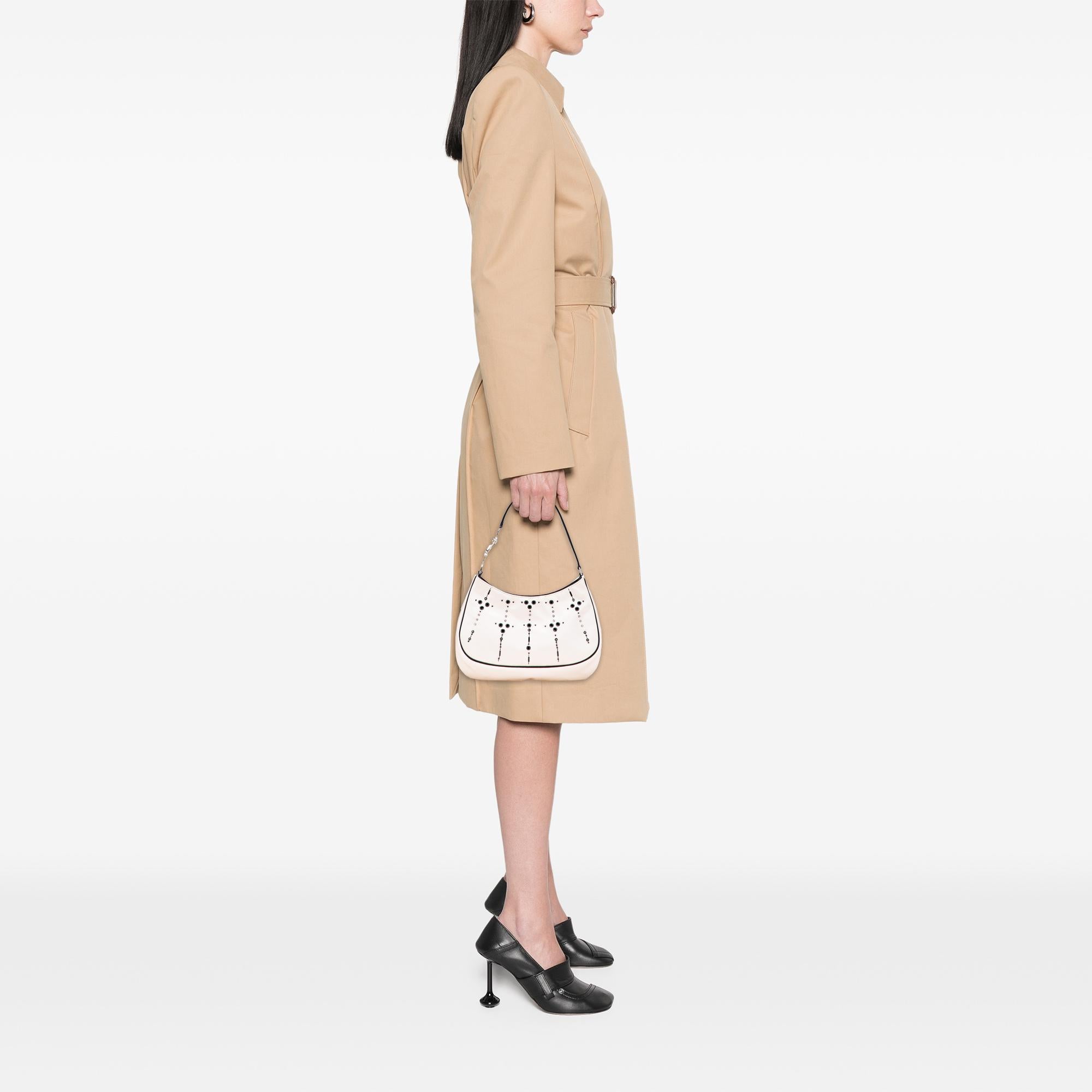 Prada Beaded Satin Cleo Shoulder Bag