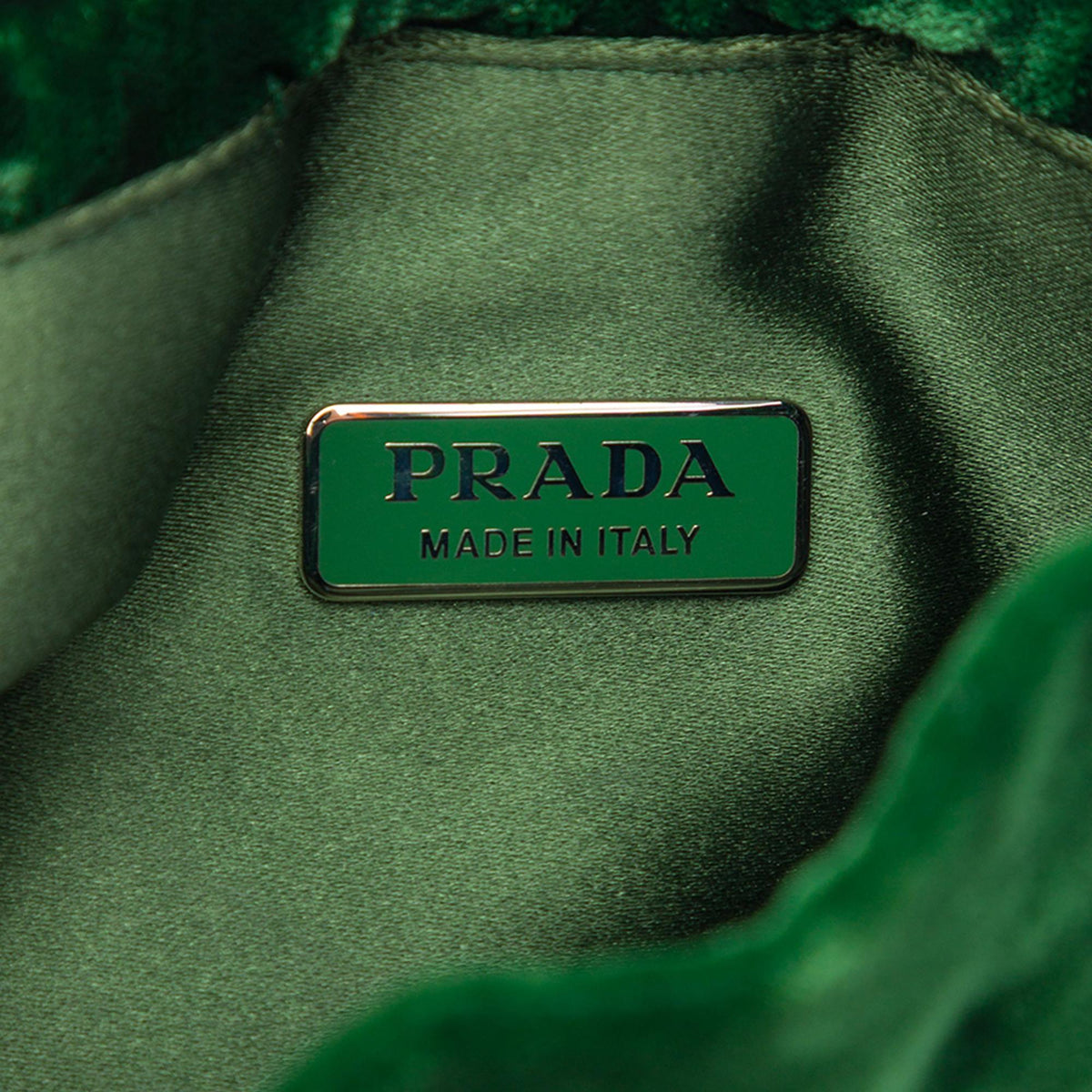 Prada Beaded Velluto Pouch