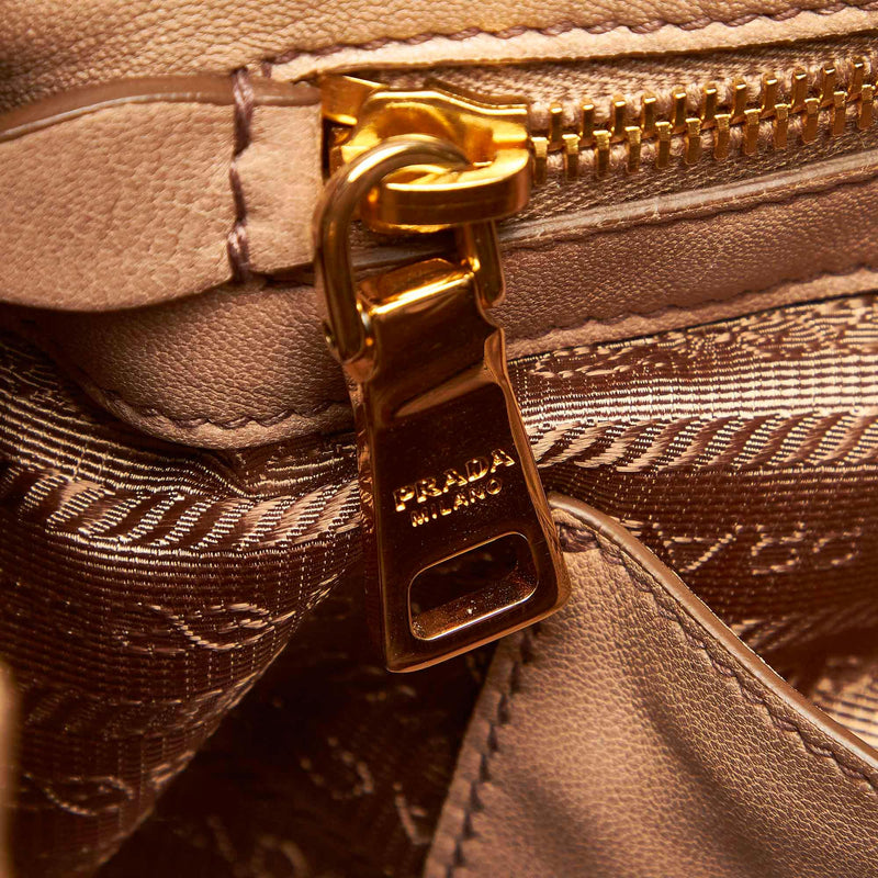 Prada Bow Leather Handbag (SHG-31664)
