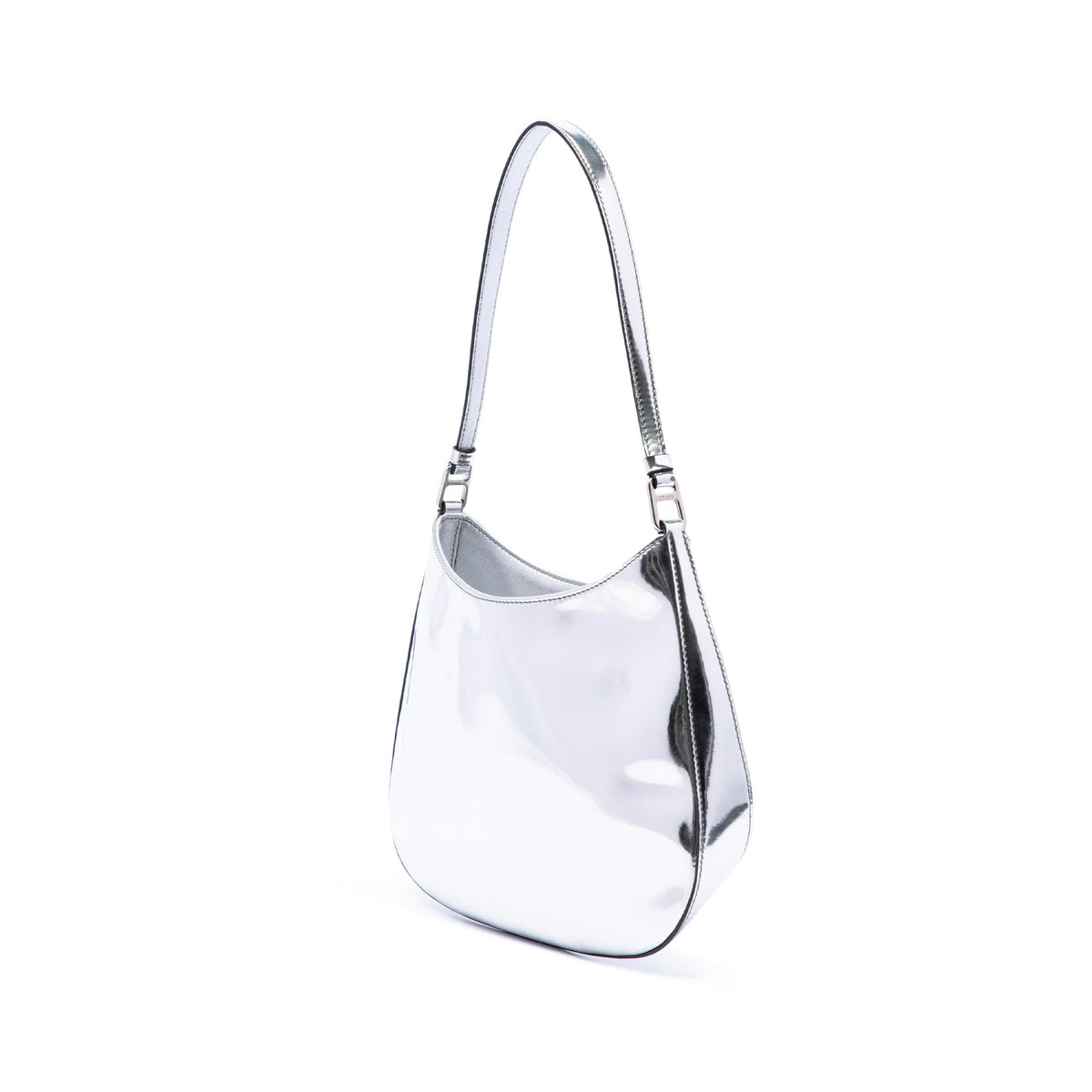 Prada Brushed Leather Cleo Shoulder Bag