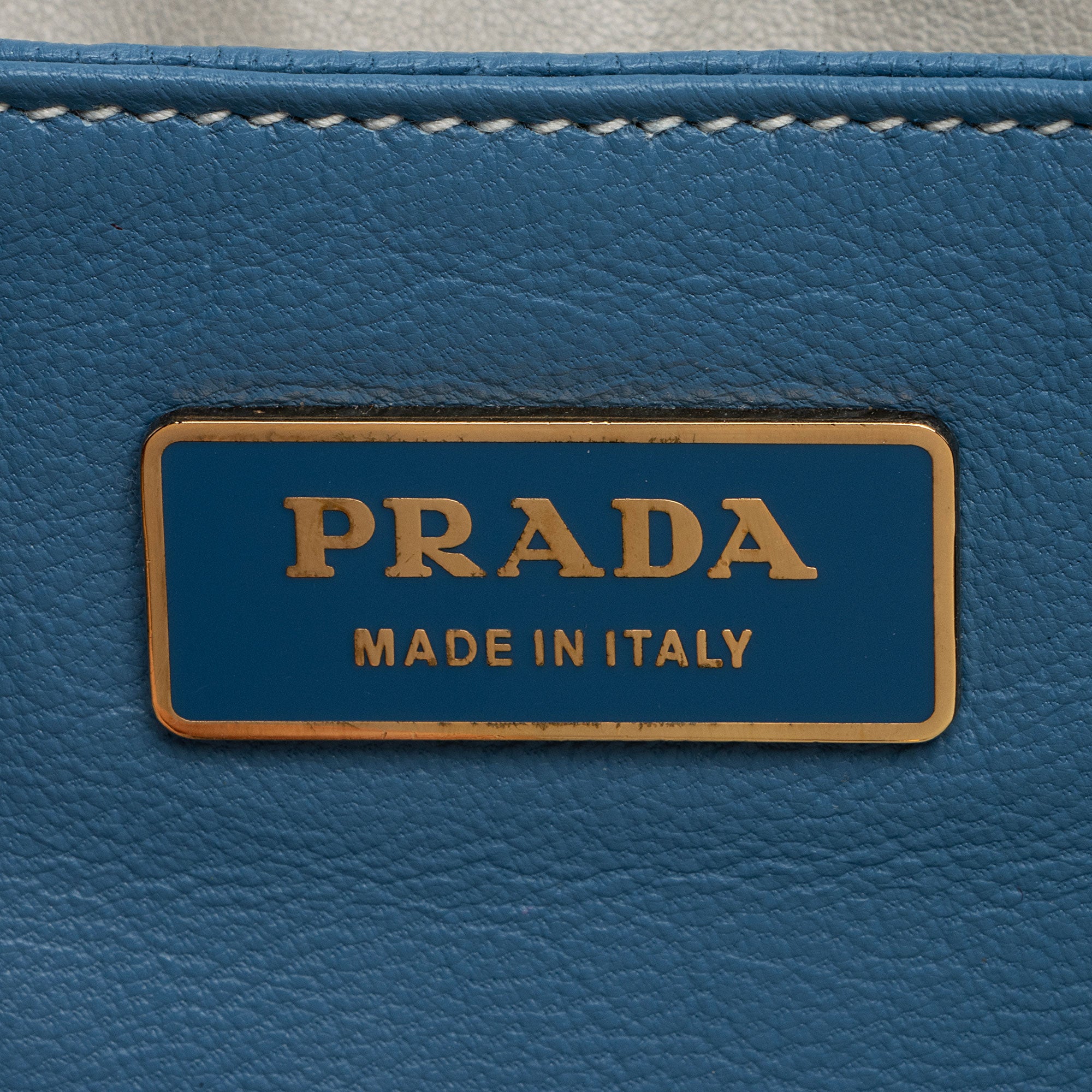 Prada Buffalo Sound Flap Padlock Shoulder Bag (SHF-9Xfle4)