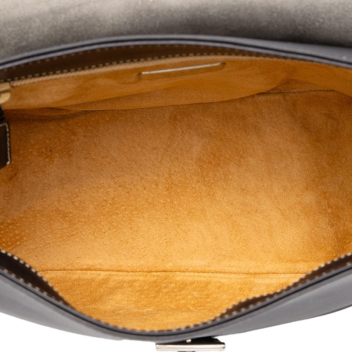 Prada Calfskin Buckle Messenger Bag