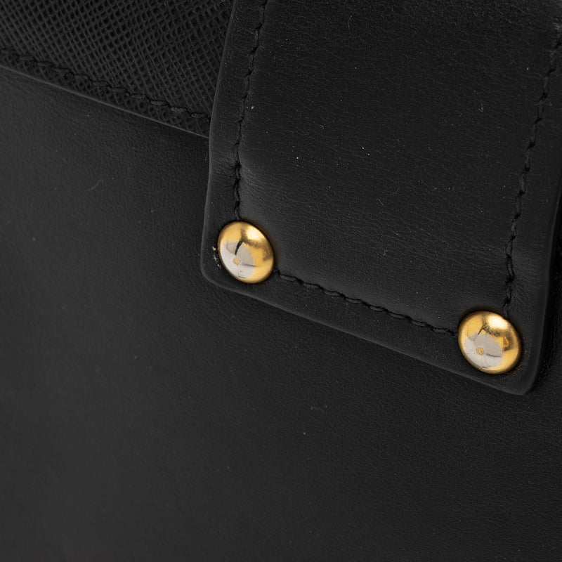 Prada Calfskin Cahier Shoulder Bag (SHF-Pqlw37)
