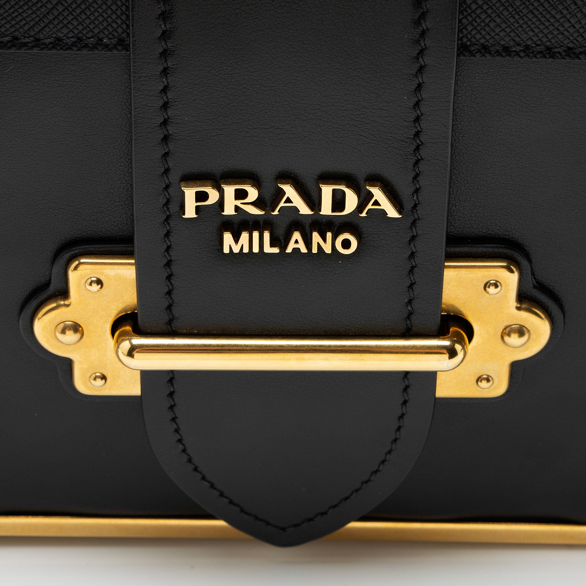 Prada Calfskin Cahier Shoulder Bag