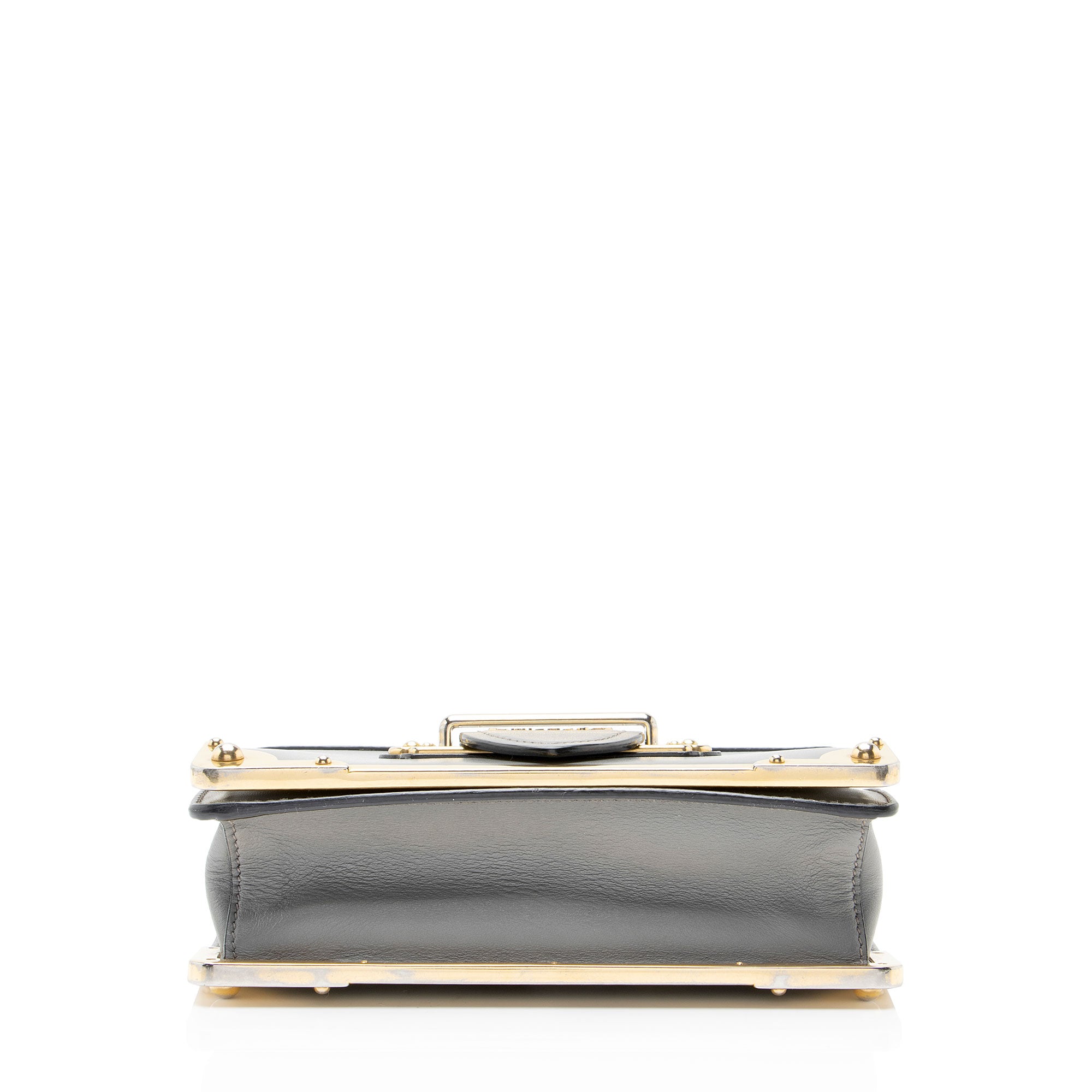 Prada Calfskin Cahier Shoulder Bag