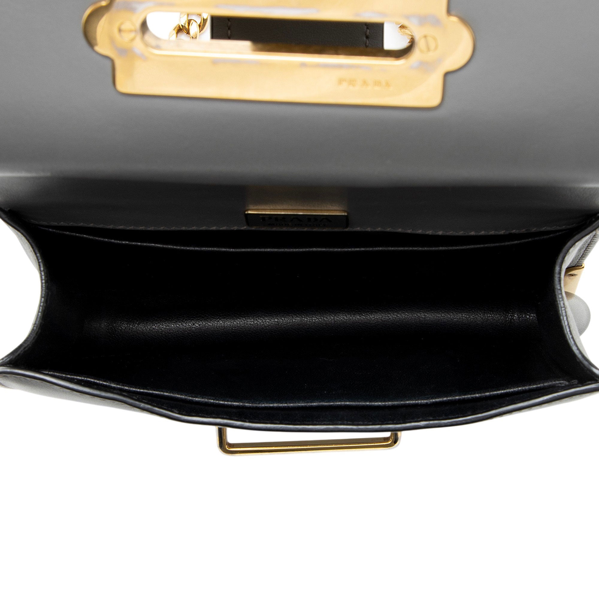 Prada Calfskin Cahier Shoulder Bag