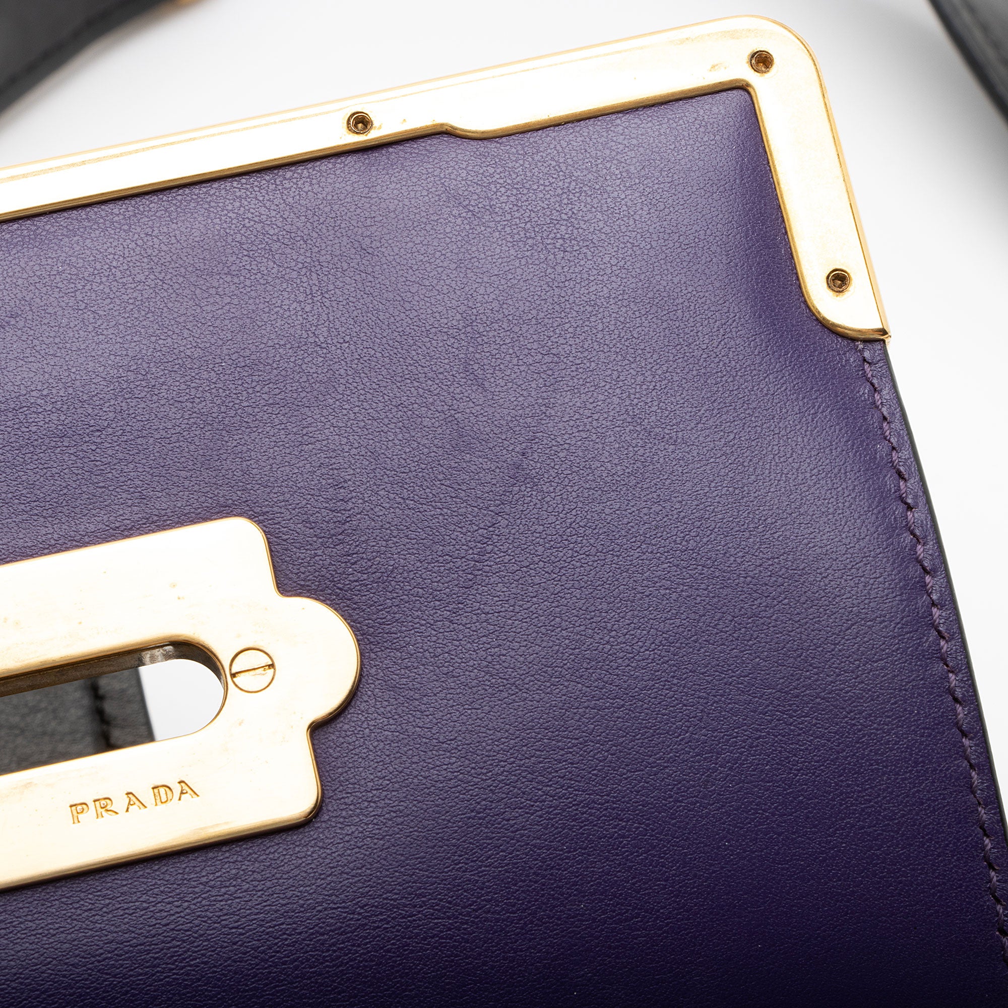 Prada Calfskin Cahier Shoulder Bag