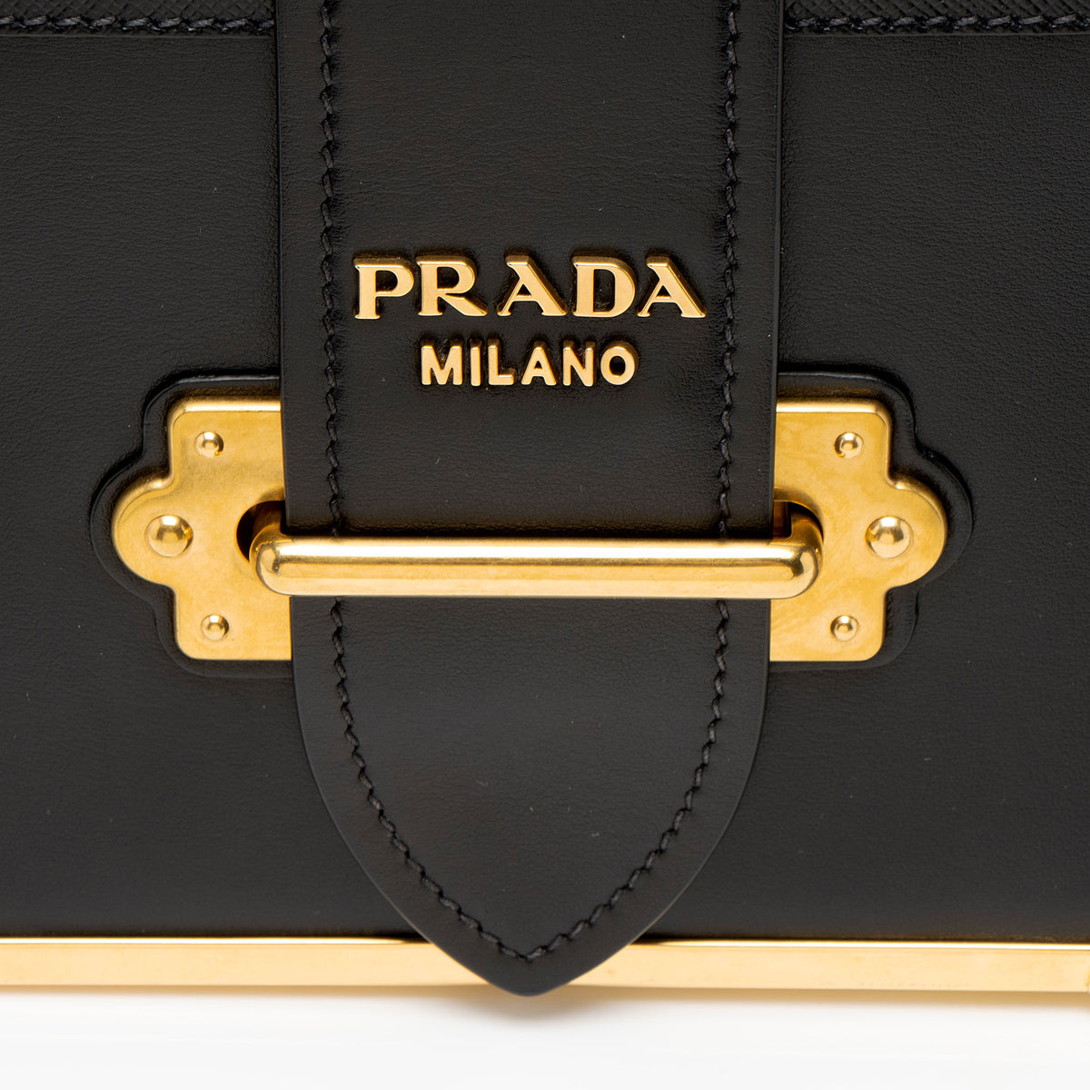 Prada Calfskin Cahier Shoulder Bag