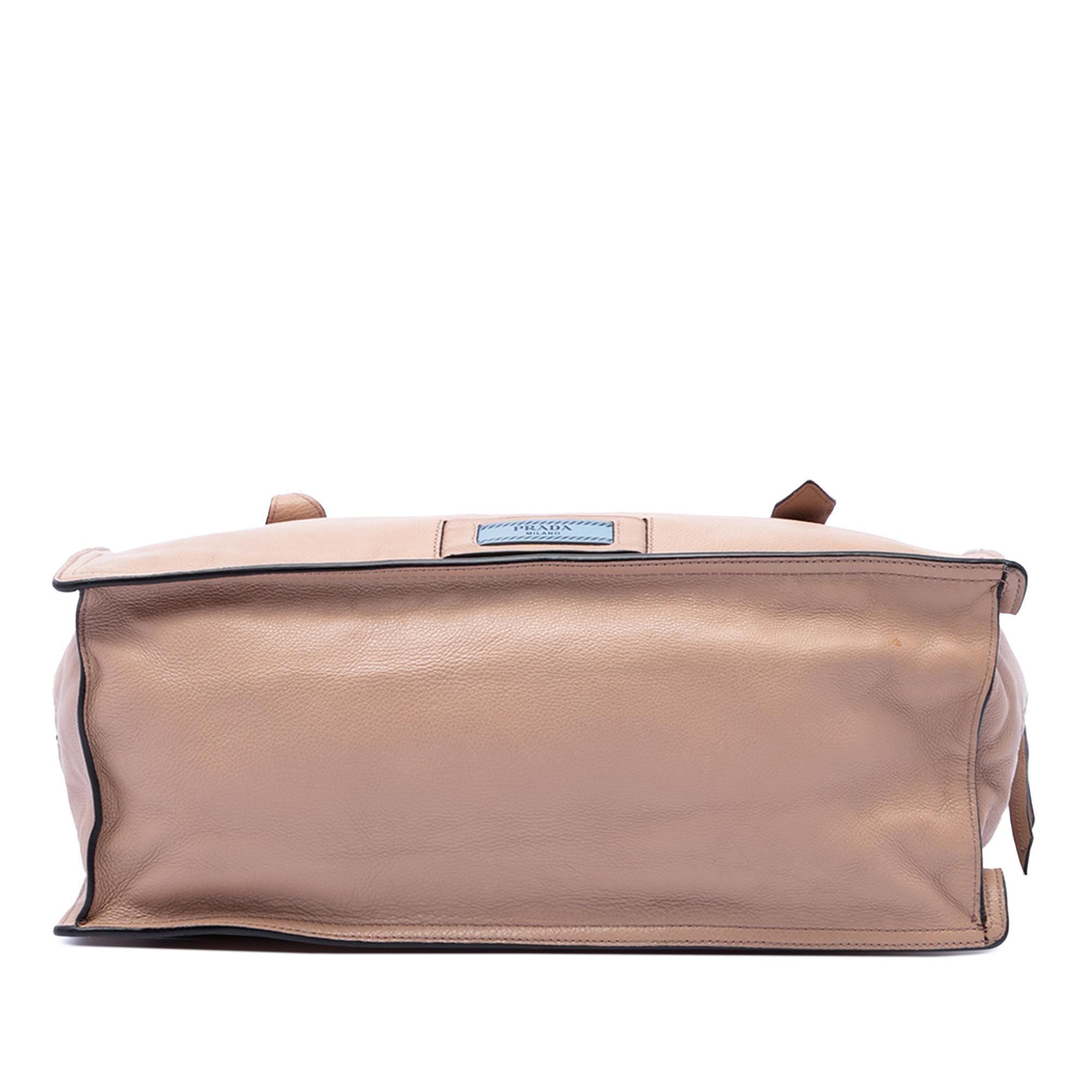 Prada Calfskin Etiquette Satchel