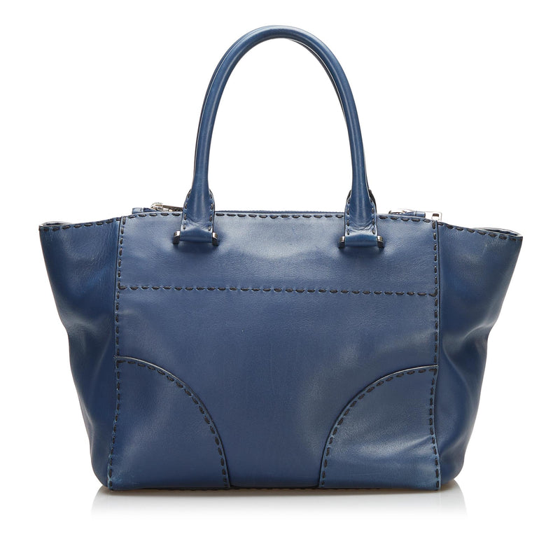 Prada Calfskin Stitched Handbag (SHG-JgY2rH)