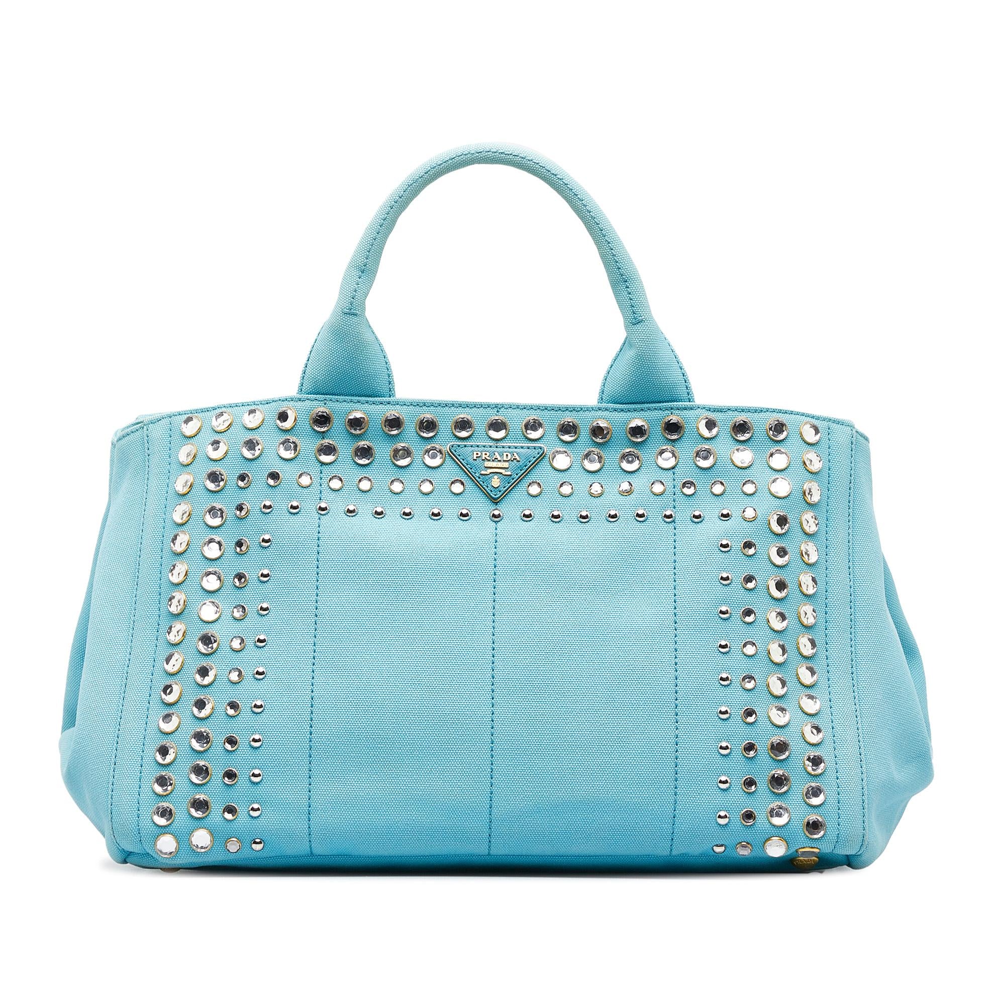 Prada Canapa Bijoux Satchel (SHG-yXLDrx)