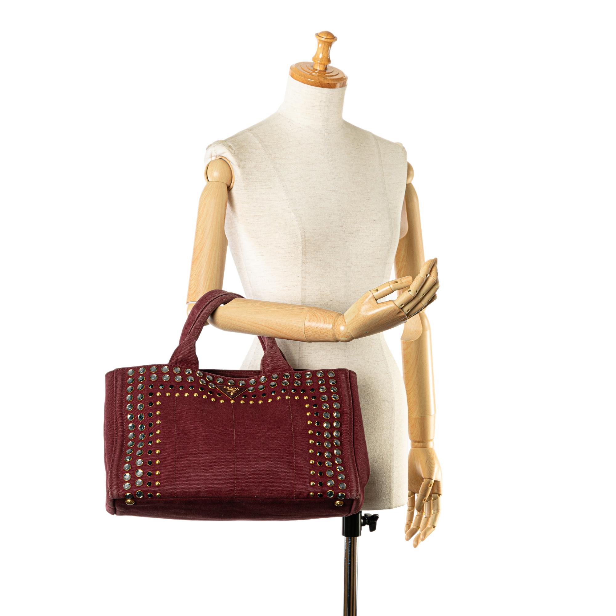 Prada Canapa Bijoux Satchel (SHG-xOba0Y)