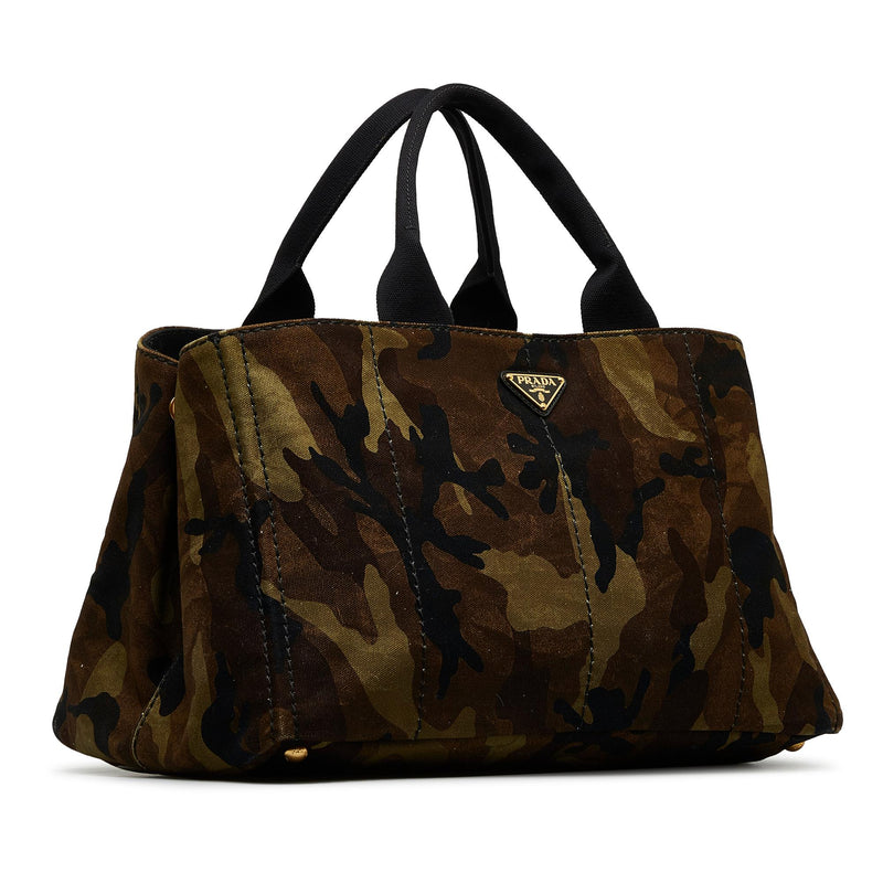 Prada Canapa Camouflage Tote Bag (SHG-o43dIN)