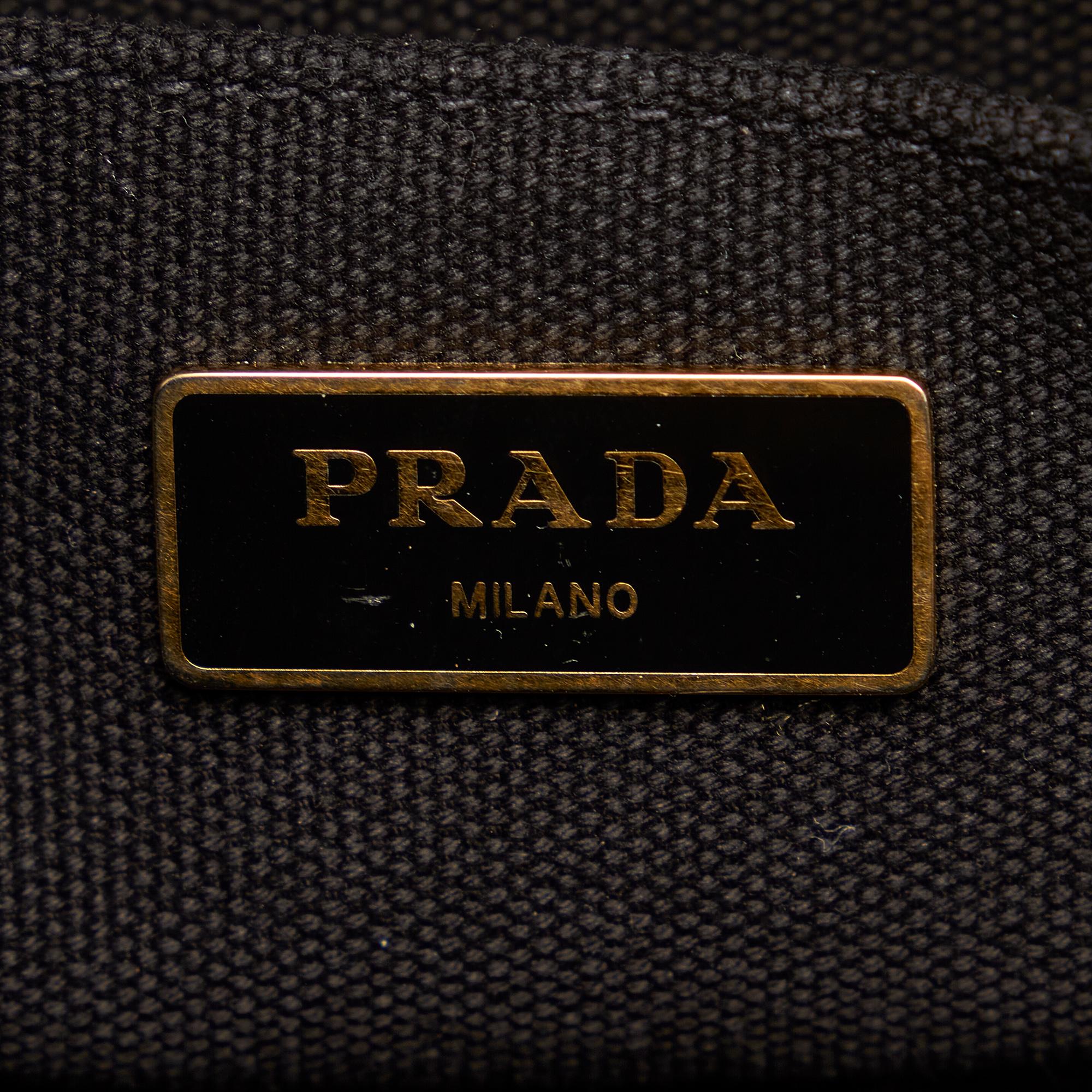 Prada Canapa Logo Handbag (SHG-IjyjeI)
