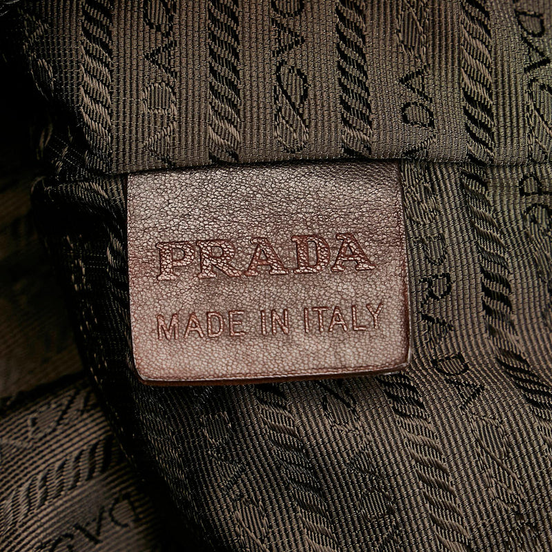 Prada Canapa Logo Nylon Shoulder Bag (SHG-30445)