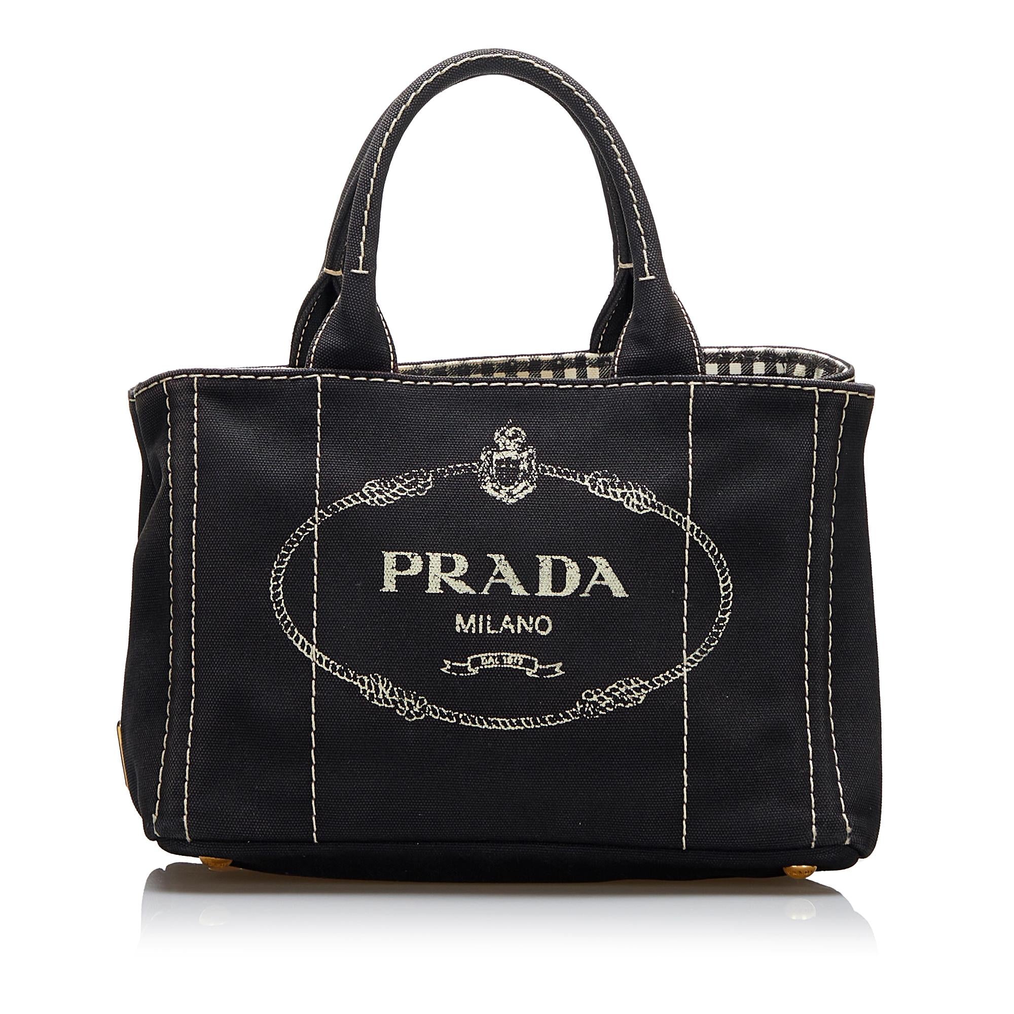Prada Canapa Logo Satchel (SHG-dC8WAG)