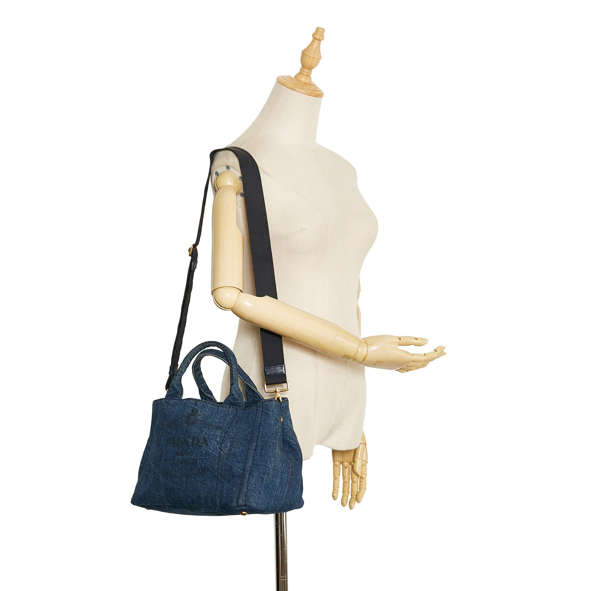Prada Canapa Logo Satchel (SHG-1F8n9O)