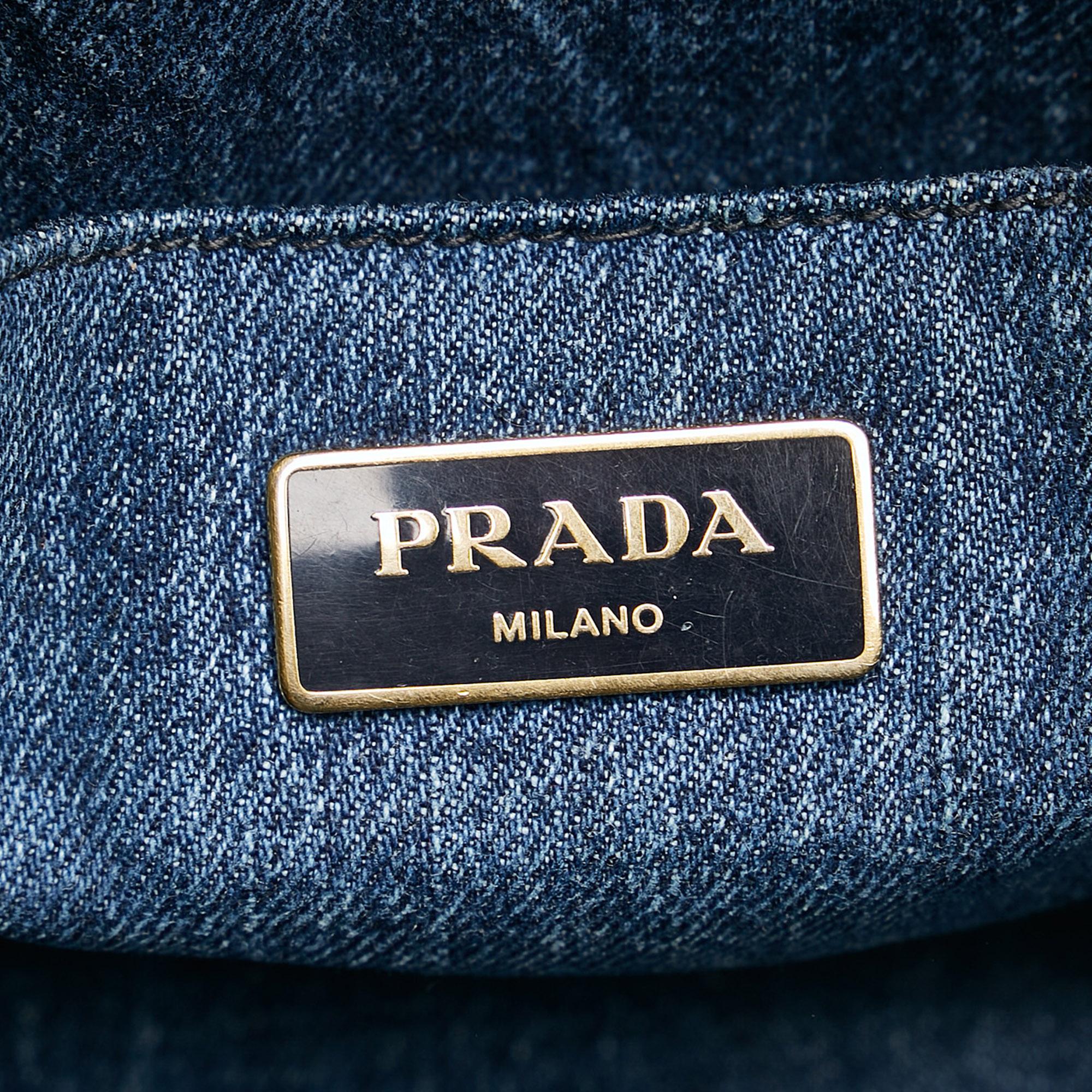 Prada Canapa Logo Satchel (SHG-1F8n9O)