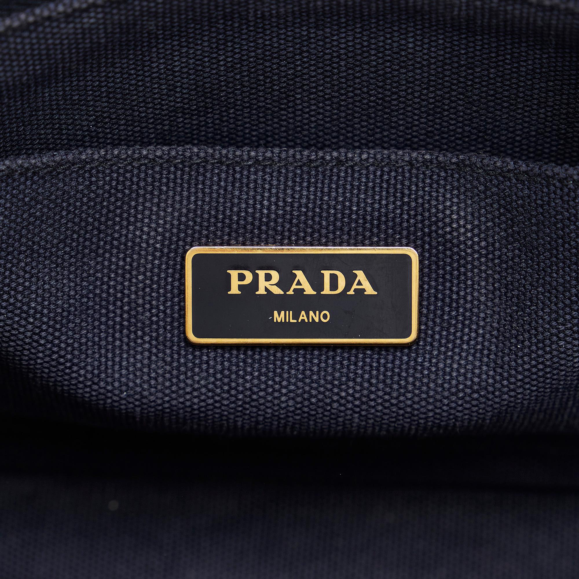 Prada Canapa Logo Satchel (SHG-rf63bu)