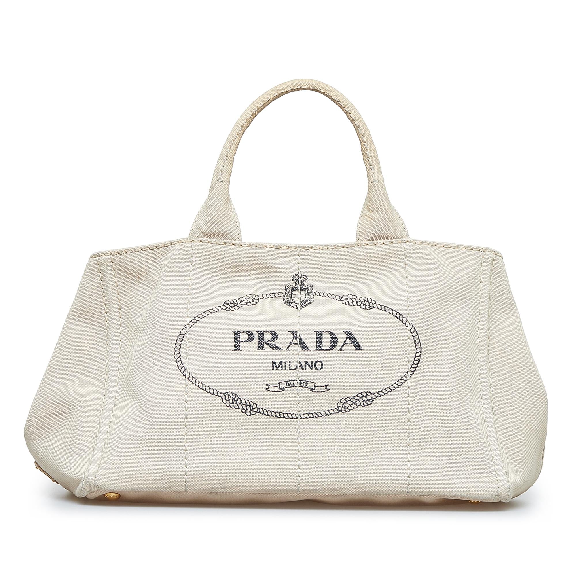 Prada Canapa Logo Satchel (SHG-m0w1KH)