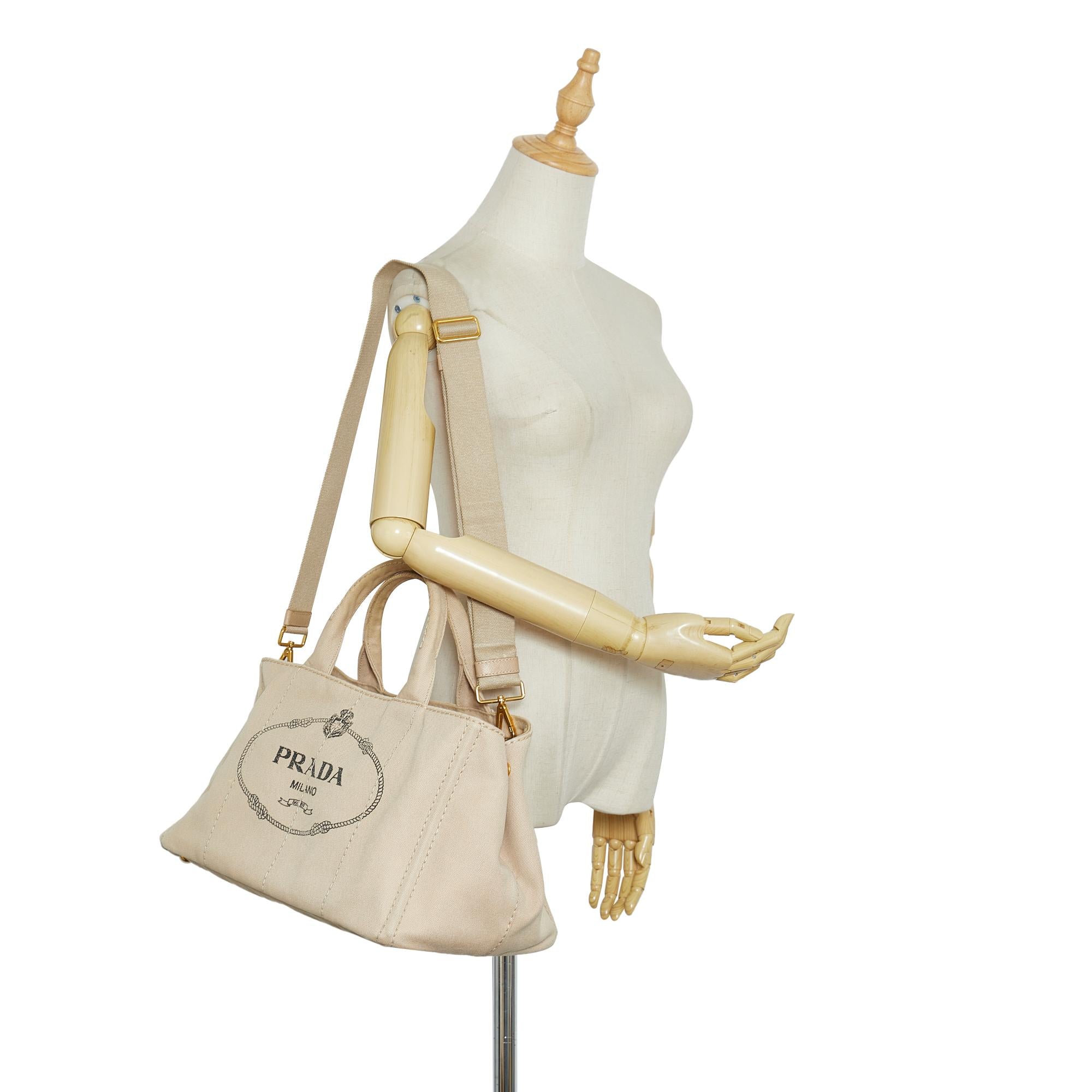 Prada Canapa Logo Satchel (SHG-m0w1KH)