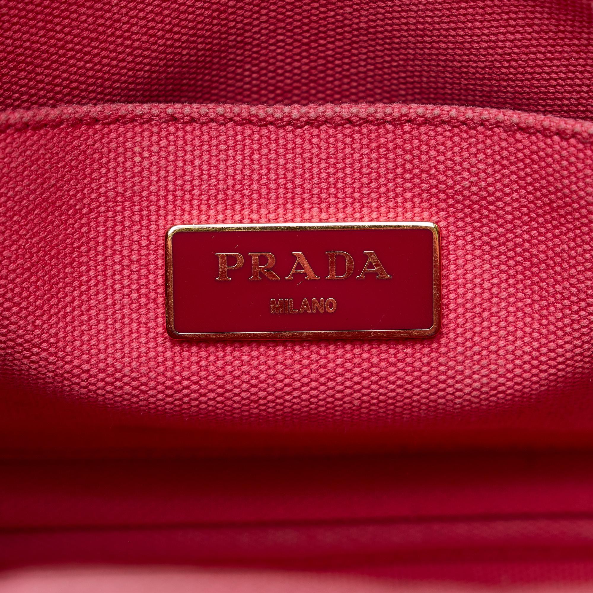 Prada Canapa Logo Satchel (SHG-0YFoA8)