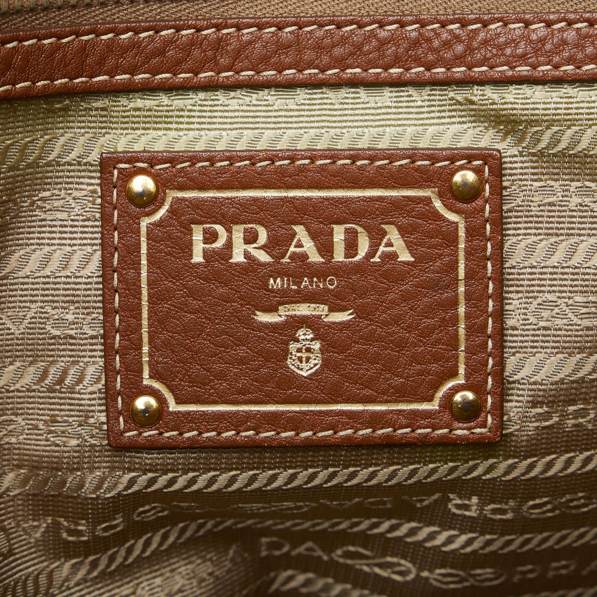 Prada Canapa Logo Satchel (SHG-x1RLHx)