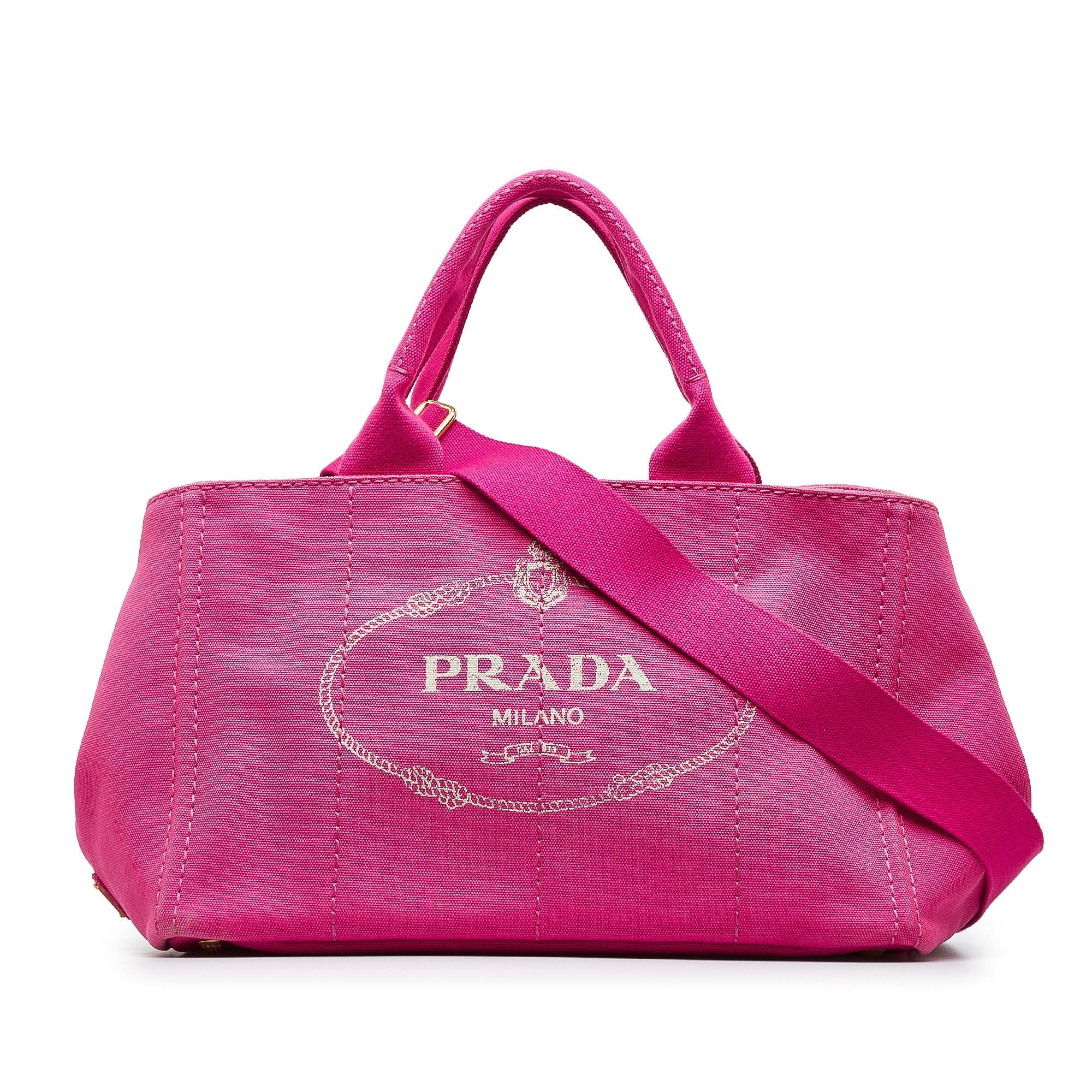 Prada Canapa Logo Satchel (SHG-57Mzas)