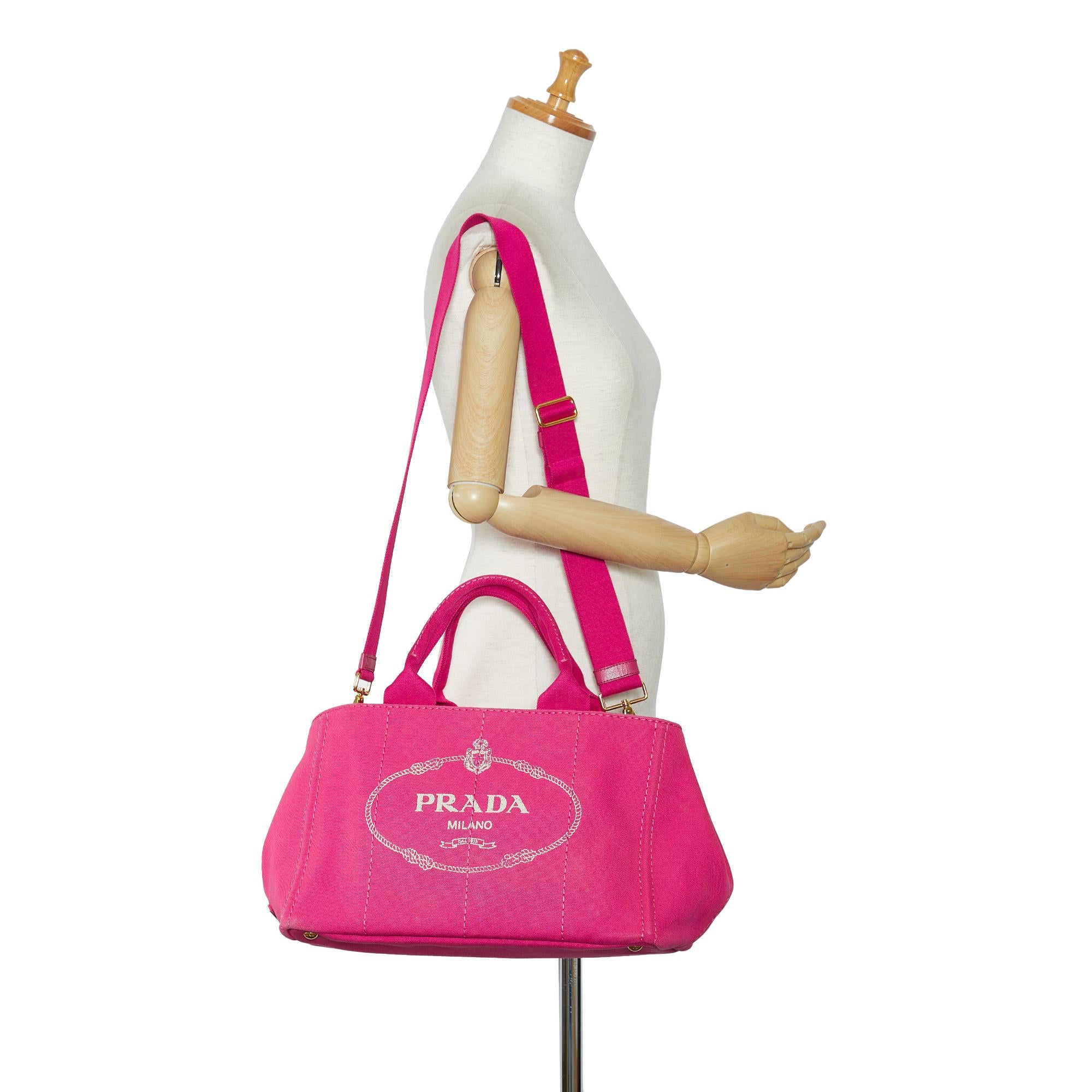 Prada Canapa Logo Satchel (SHG-57Mzas)