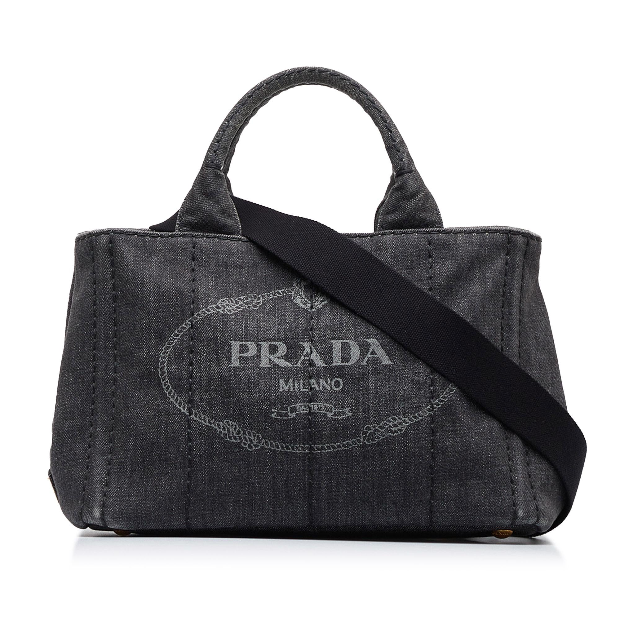 Prada Canapa Logo Satchel (SHG-PvIaqi)