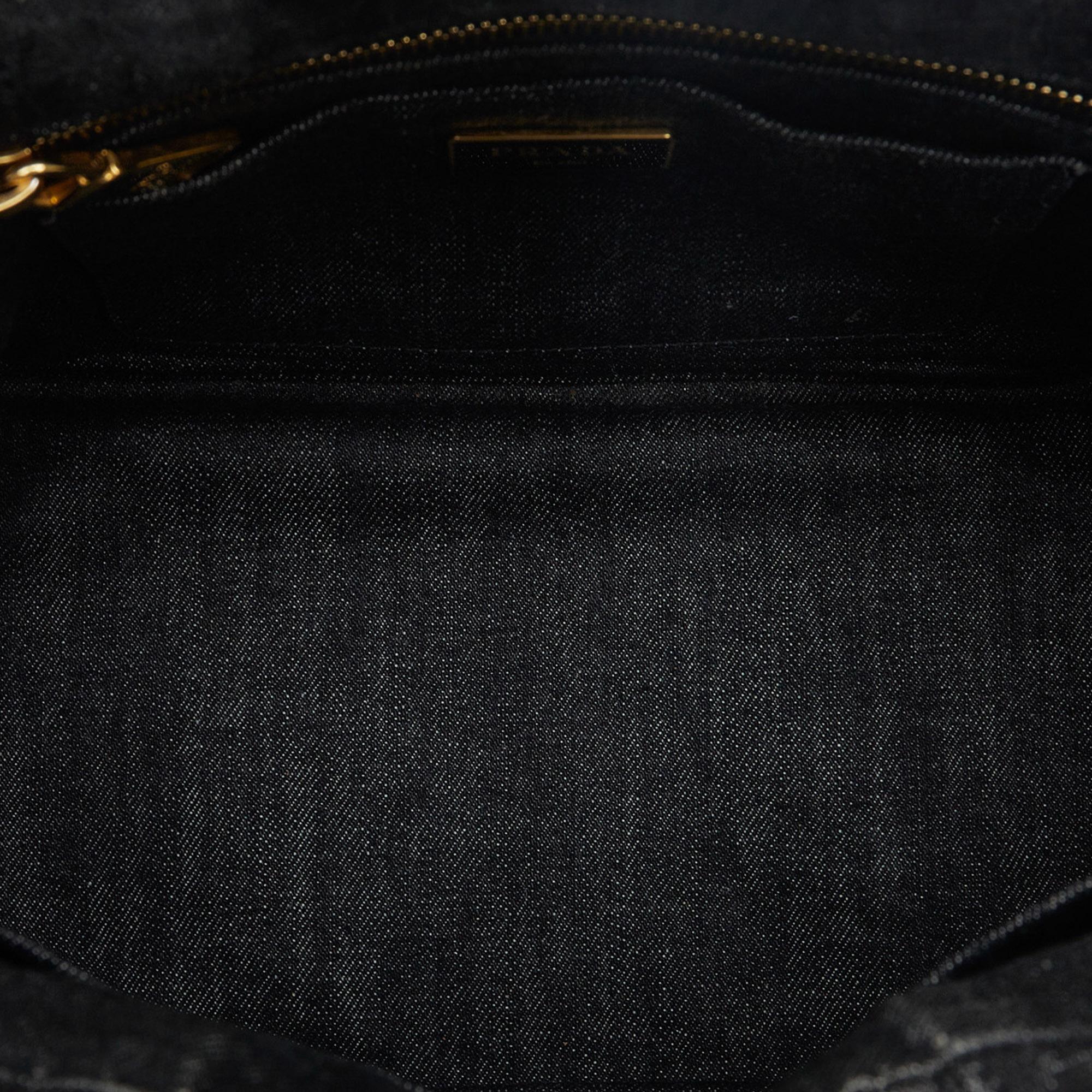 Prada Canapa Logo Satchel (SHG-PvIaqi)