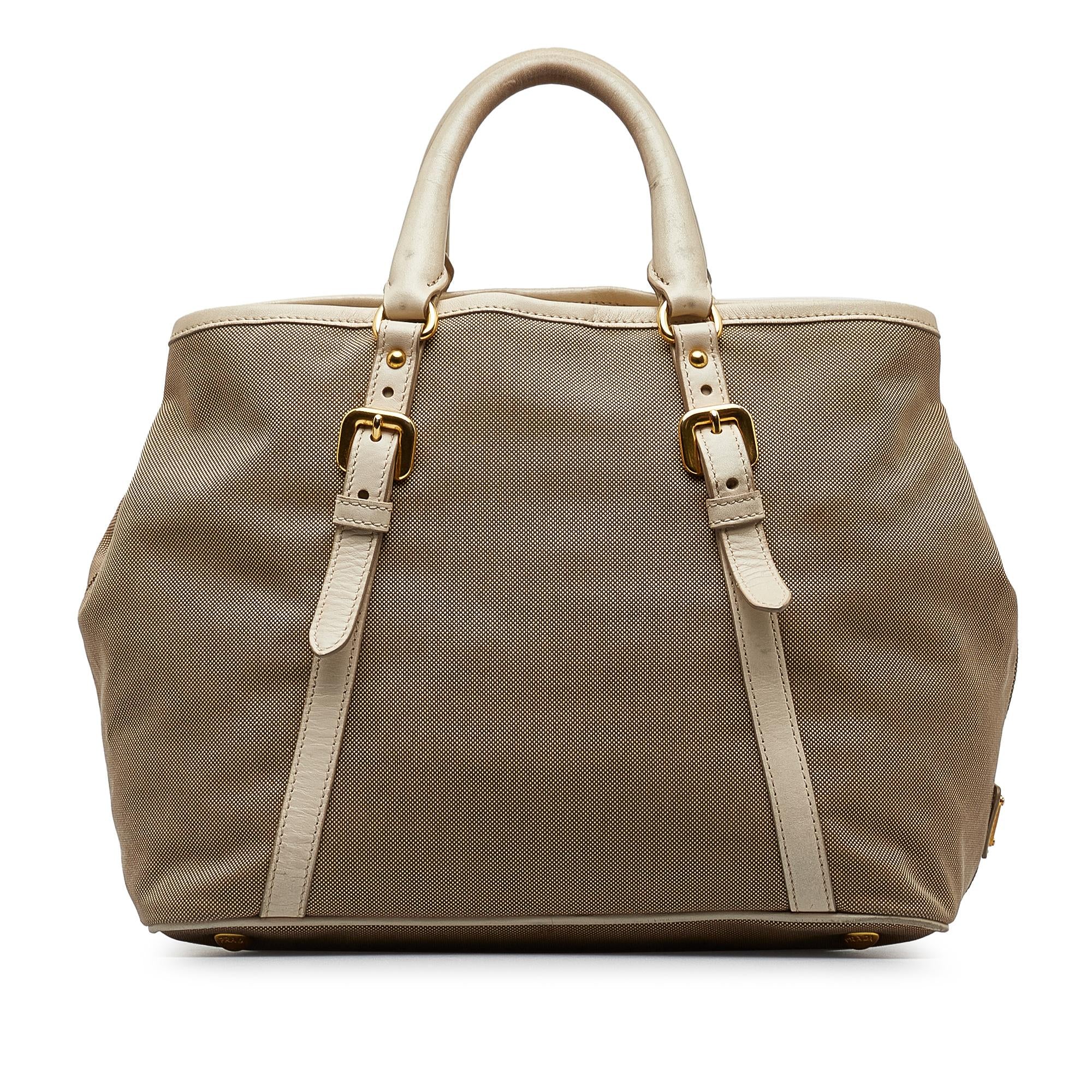 Prada Canapa Logo Satchel (SHG-x9apjX)