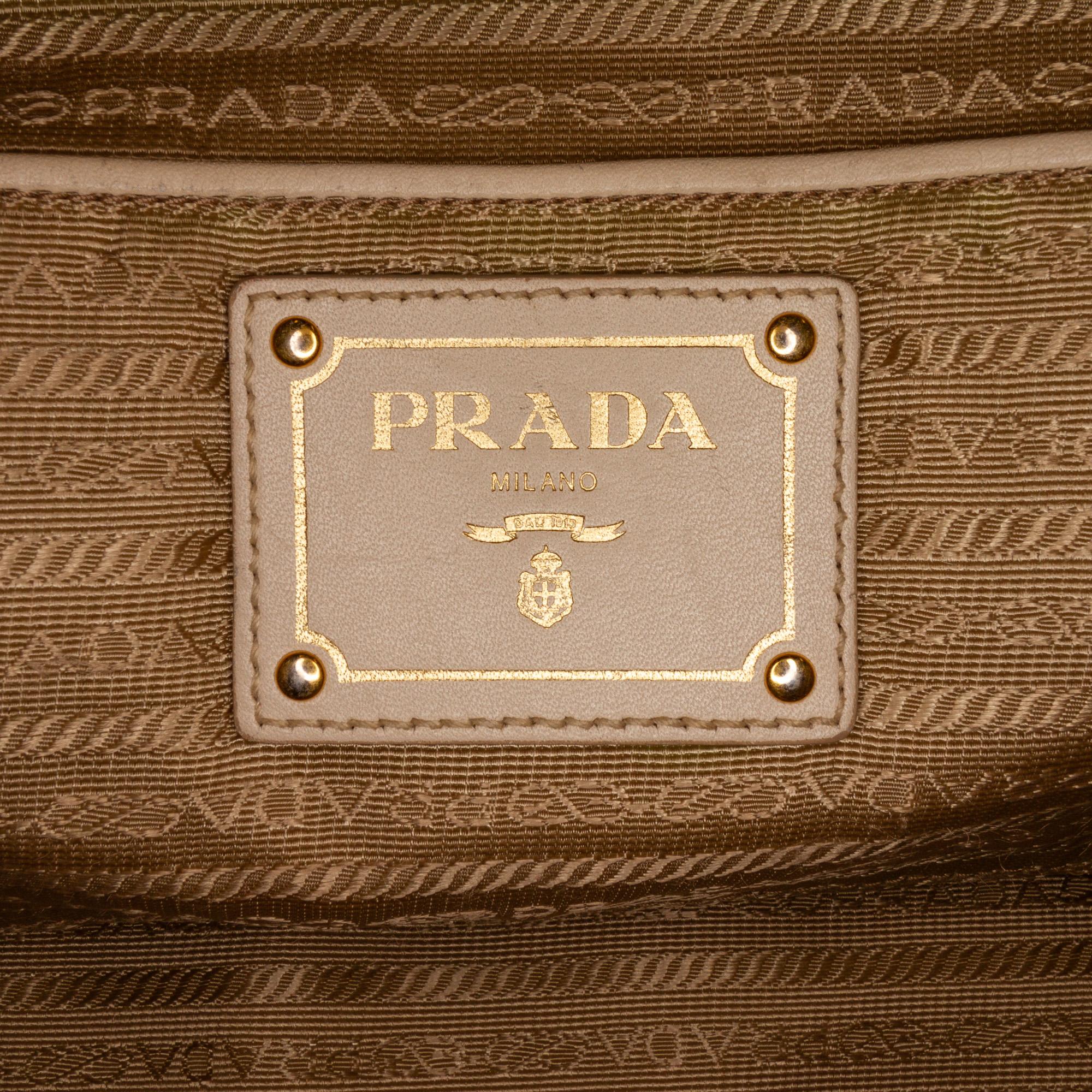 Prada Canapa Logo Shoulder Bag