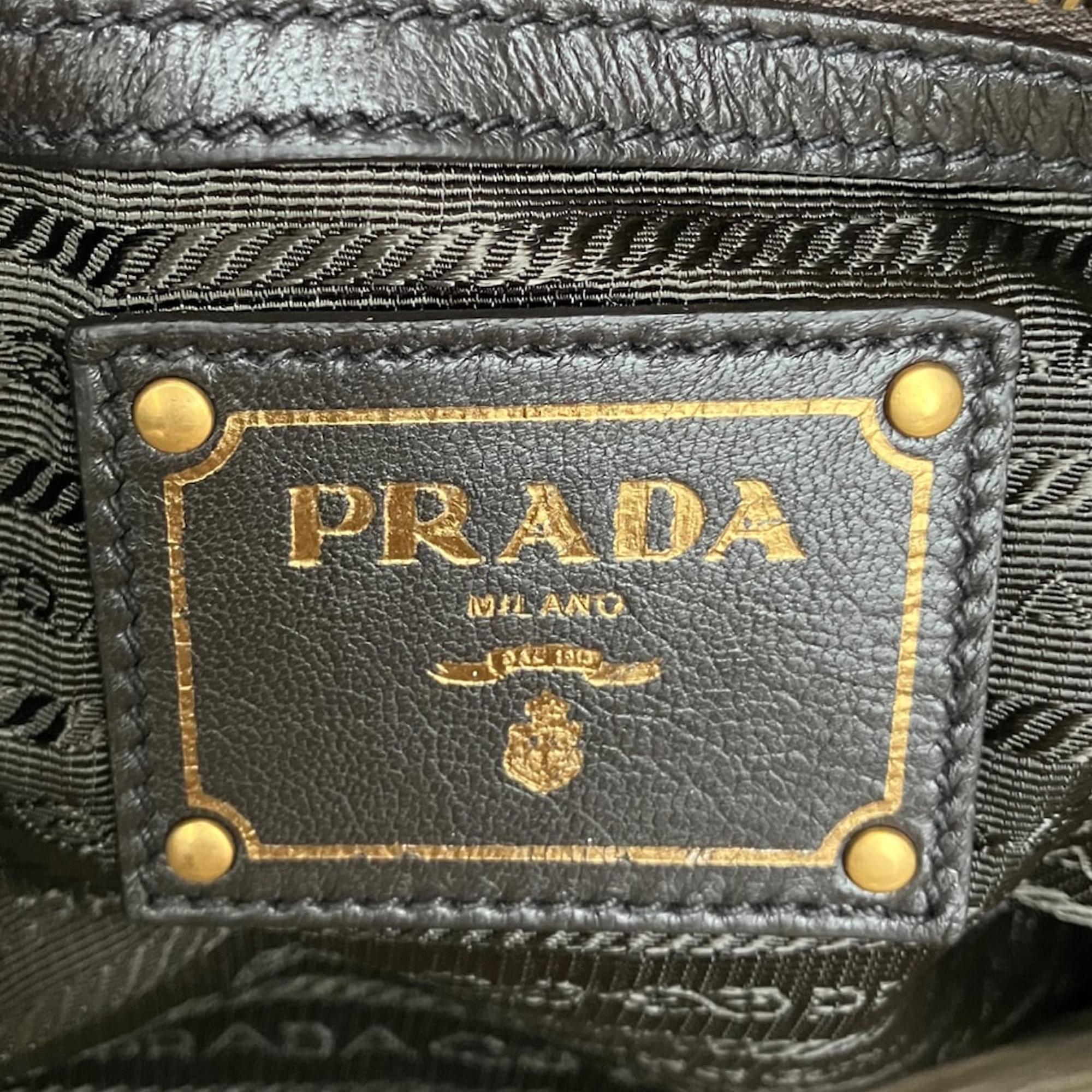 Prada Canapa Logo Tessuto Satchel (SHG-d7STAu)