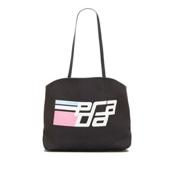 Prada Canapa Racing Logo Shopping Tote Bag (SHG-HhFFK0)