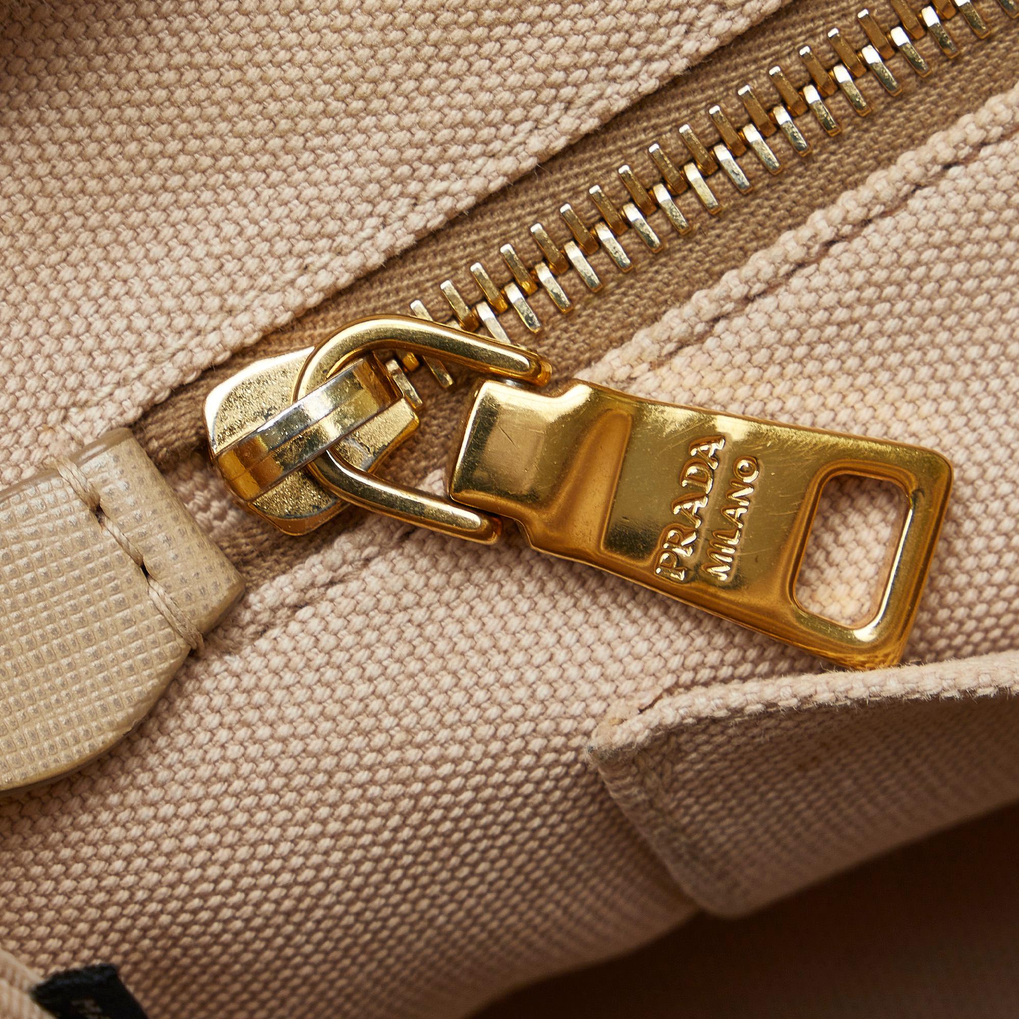 Prada Canapa Studded Satchel (SHG-LMdh5t)