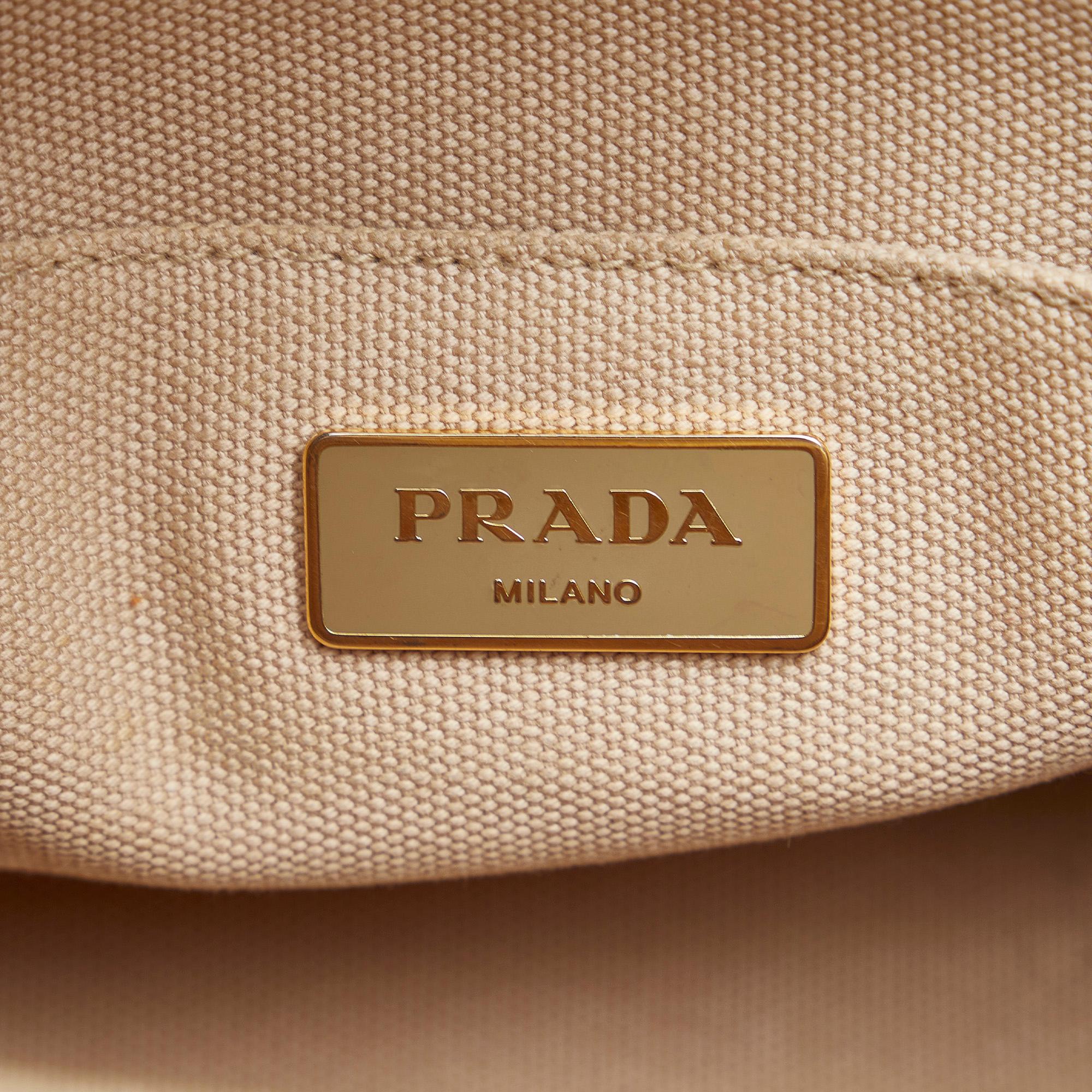 Prada Canapa Studded Satchel (SHG-LMdh5t)