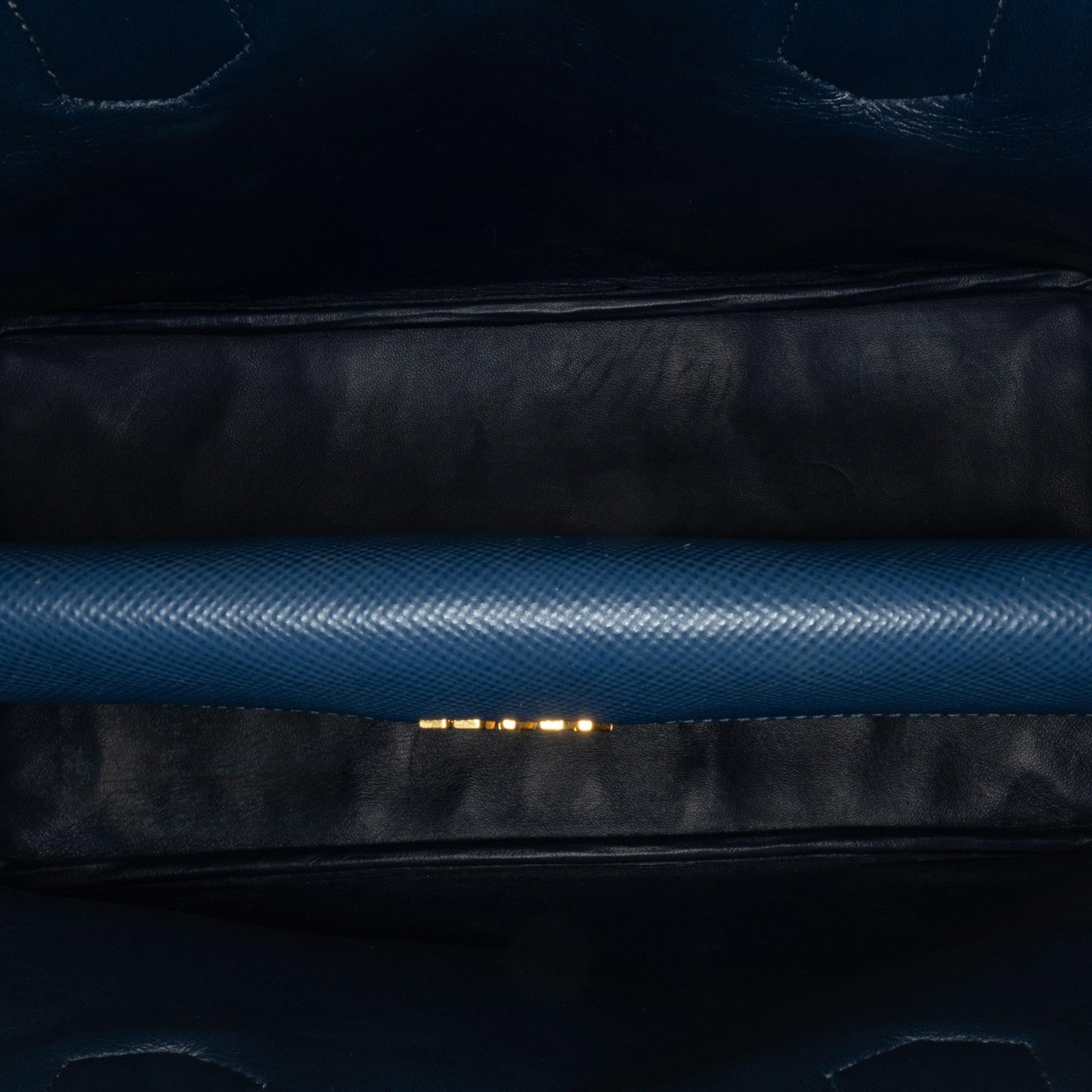 Prada Canapa and Saffiano Double Satchel (SHG-Er2FWX)