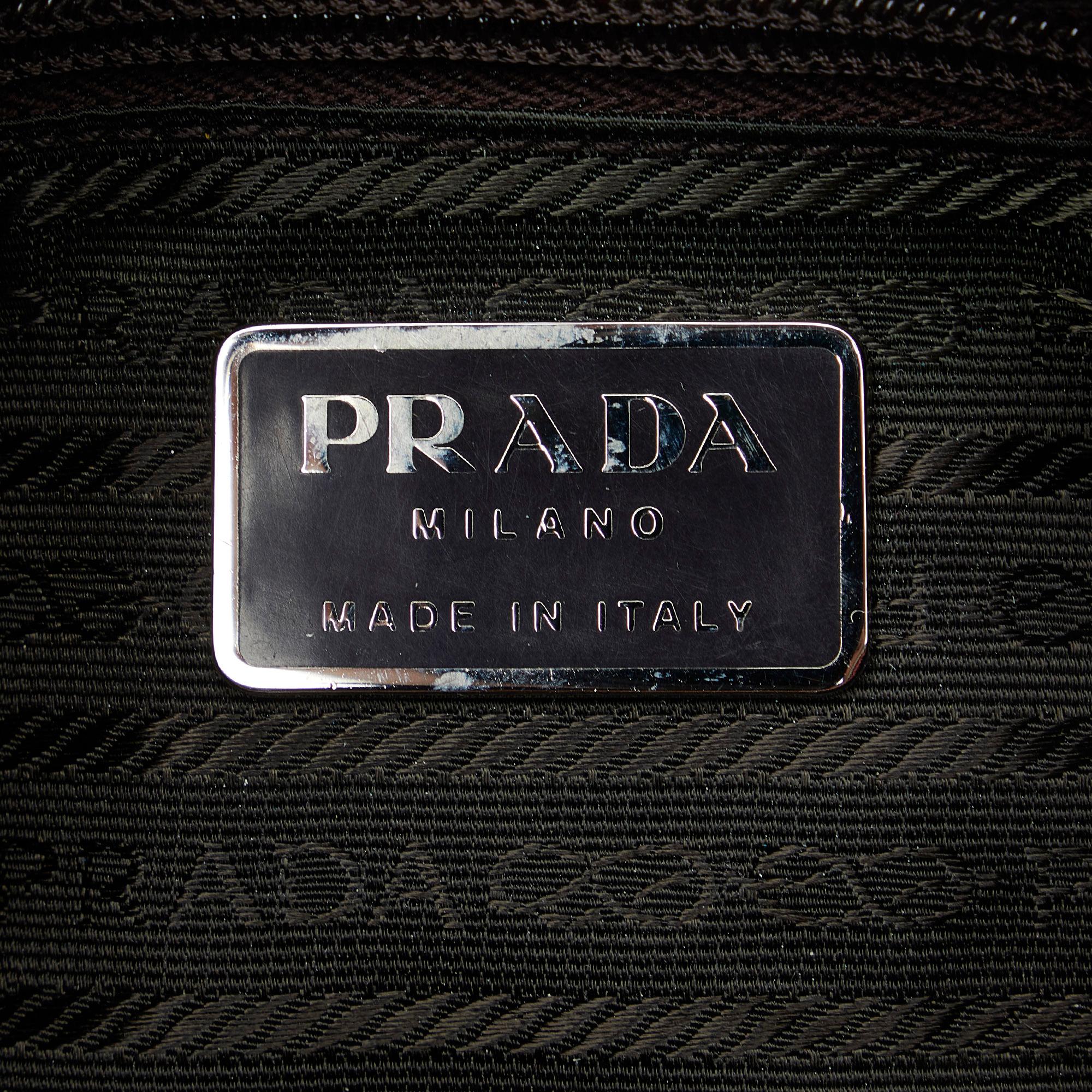 Prada Canvas Barrel Satchel (SHG-ddUVNd)