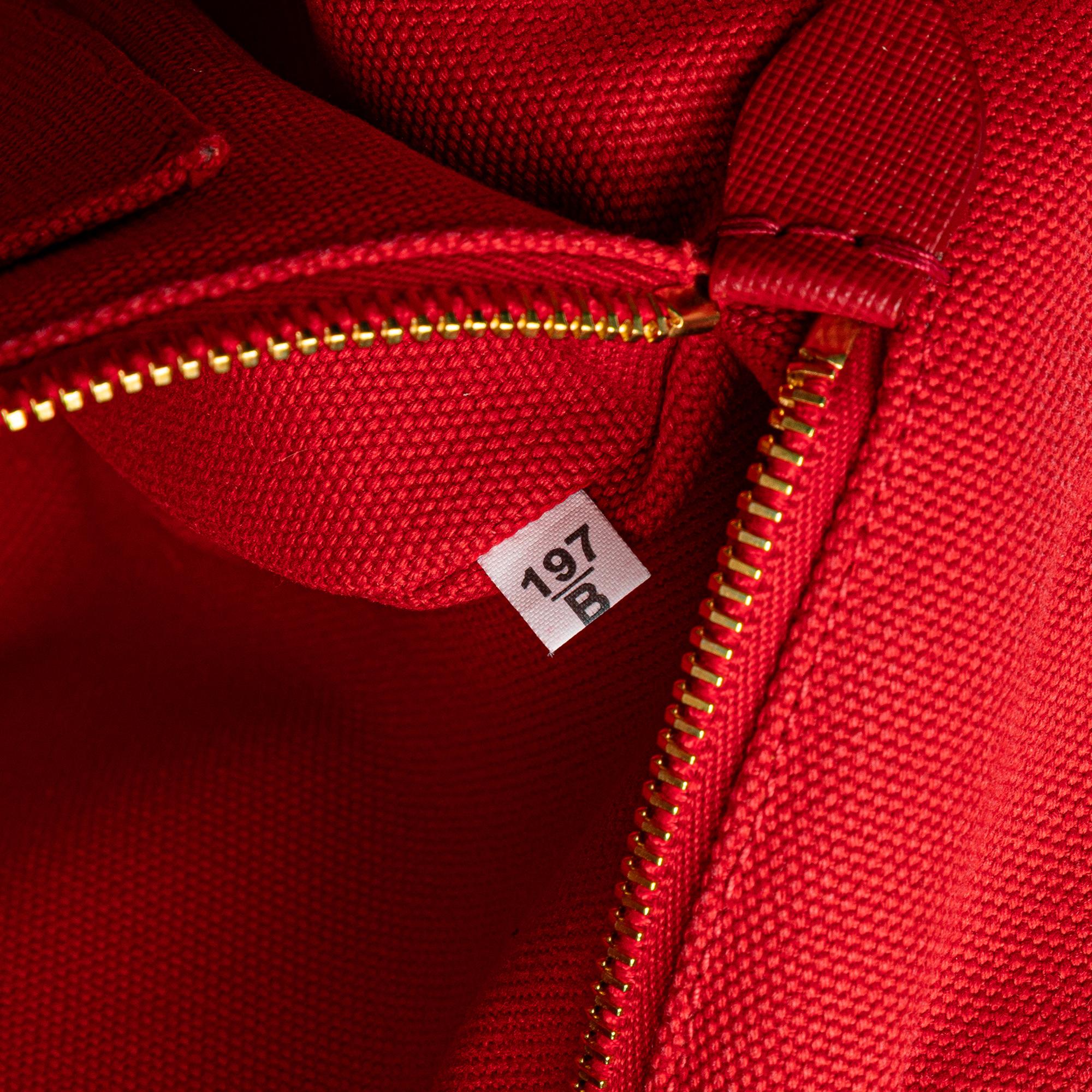 Prada Canvas Canapa Bijoux Satchel
