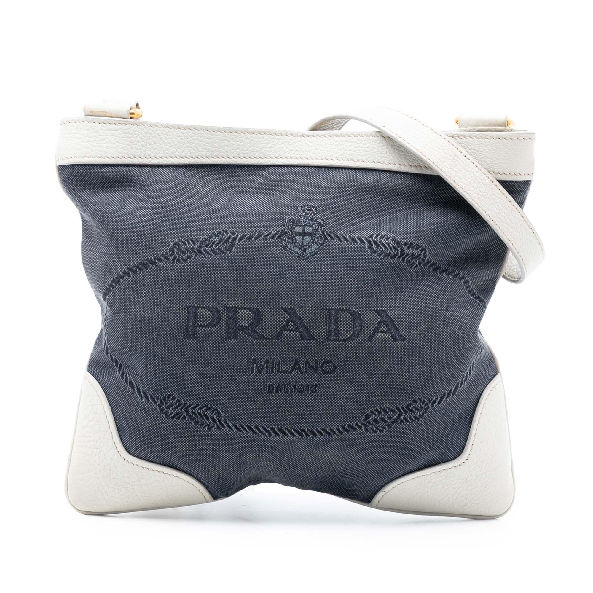 Prada Canvas Canapa Logo Crossbody