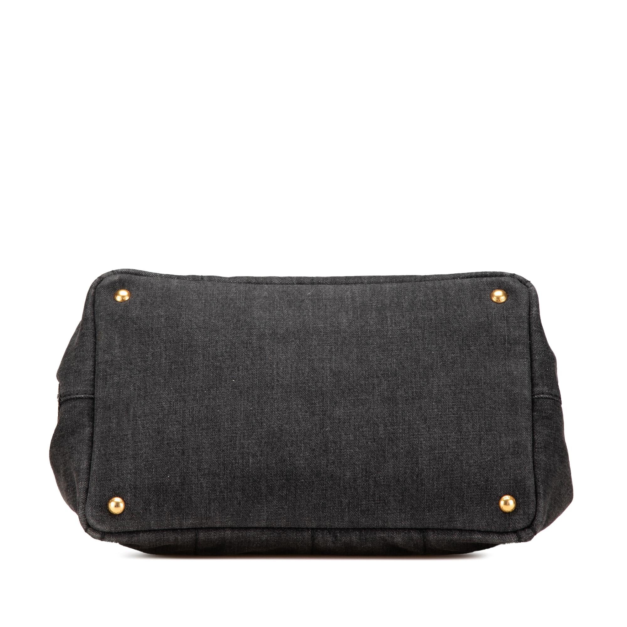 Prada Canvas Canapa Logo Satchel