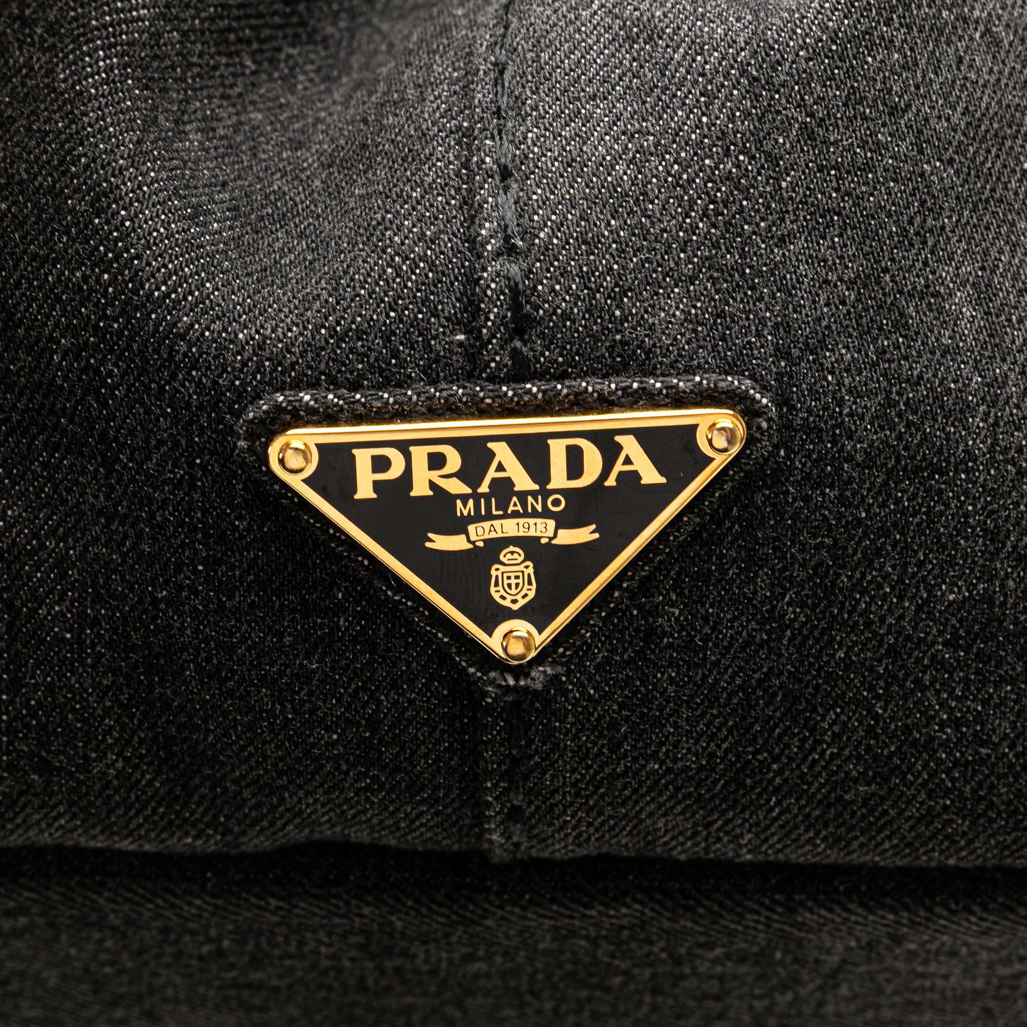 Prada Canvas Canapa Logo Satchel