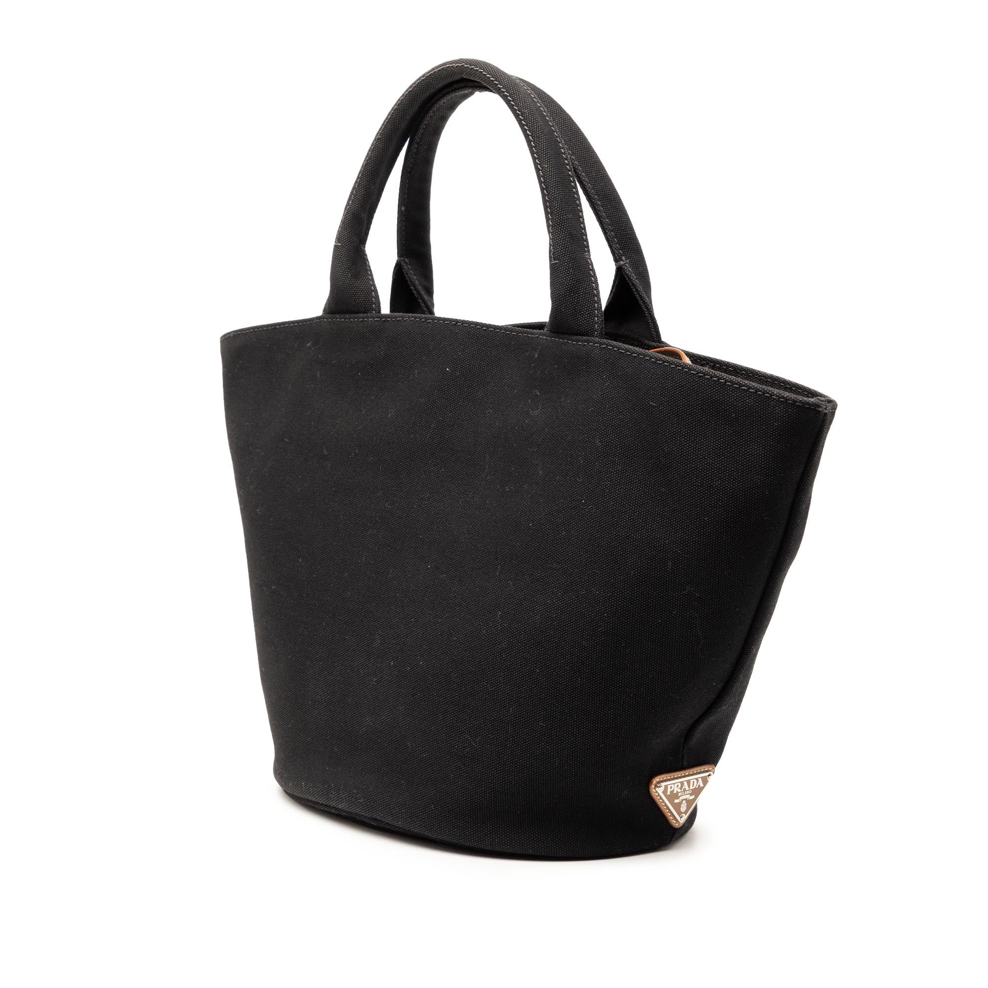 Prada Canvas Canapa Logo Satchel
