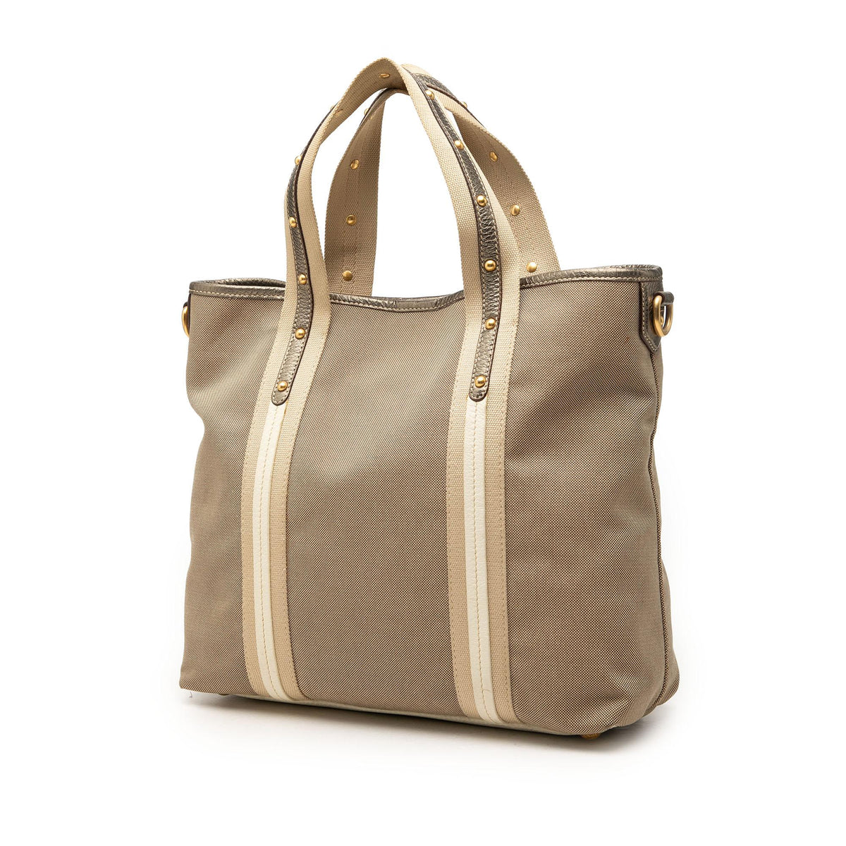 Prada Canvas Canapa Logo Satchel
