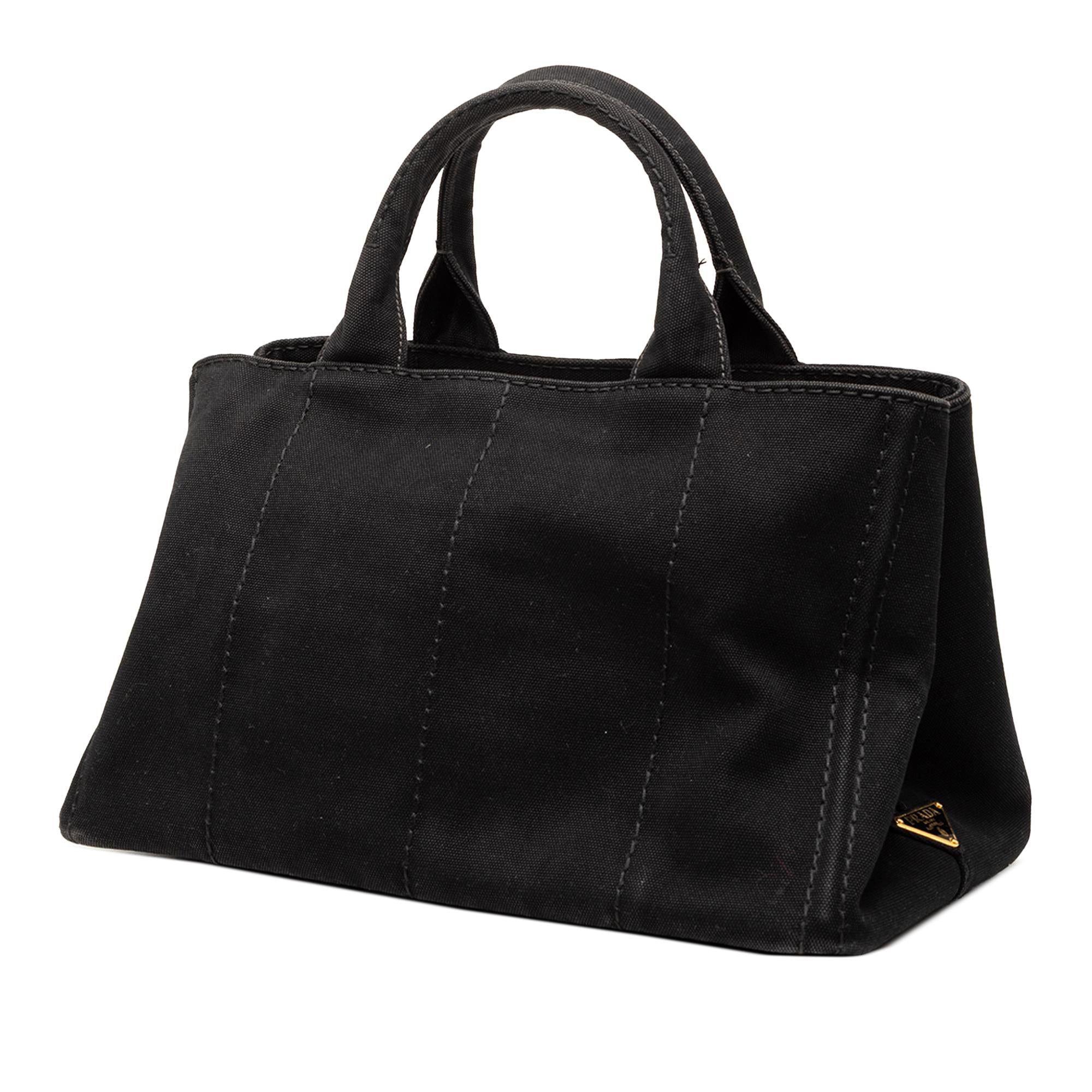 Prada Canvas Canapa Logo Tote