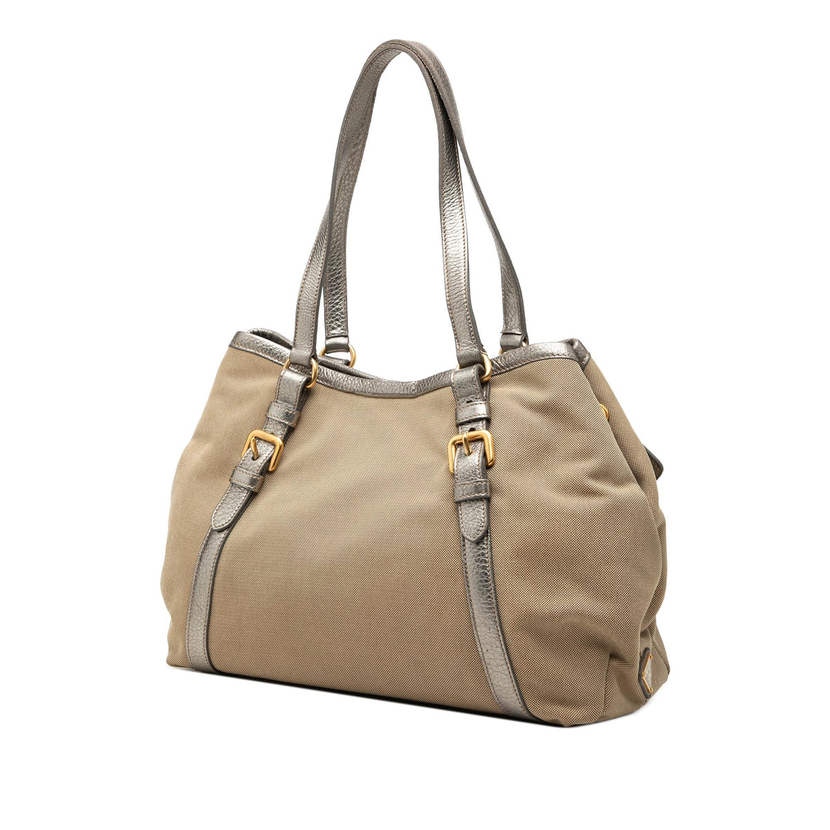 Prada Canvas Canapa Logo Tote