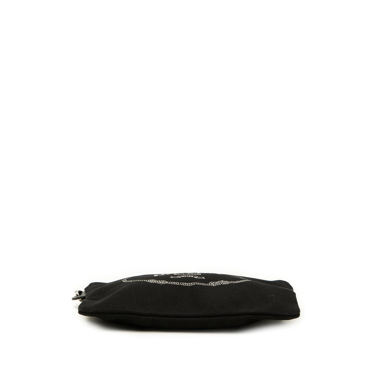 Prada Canvas Canapa Logo Wristlet Pouch