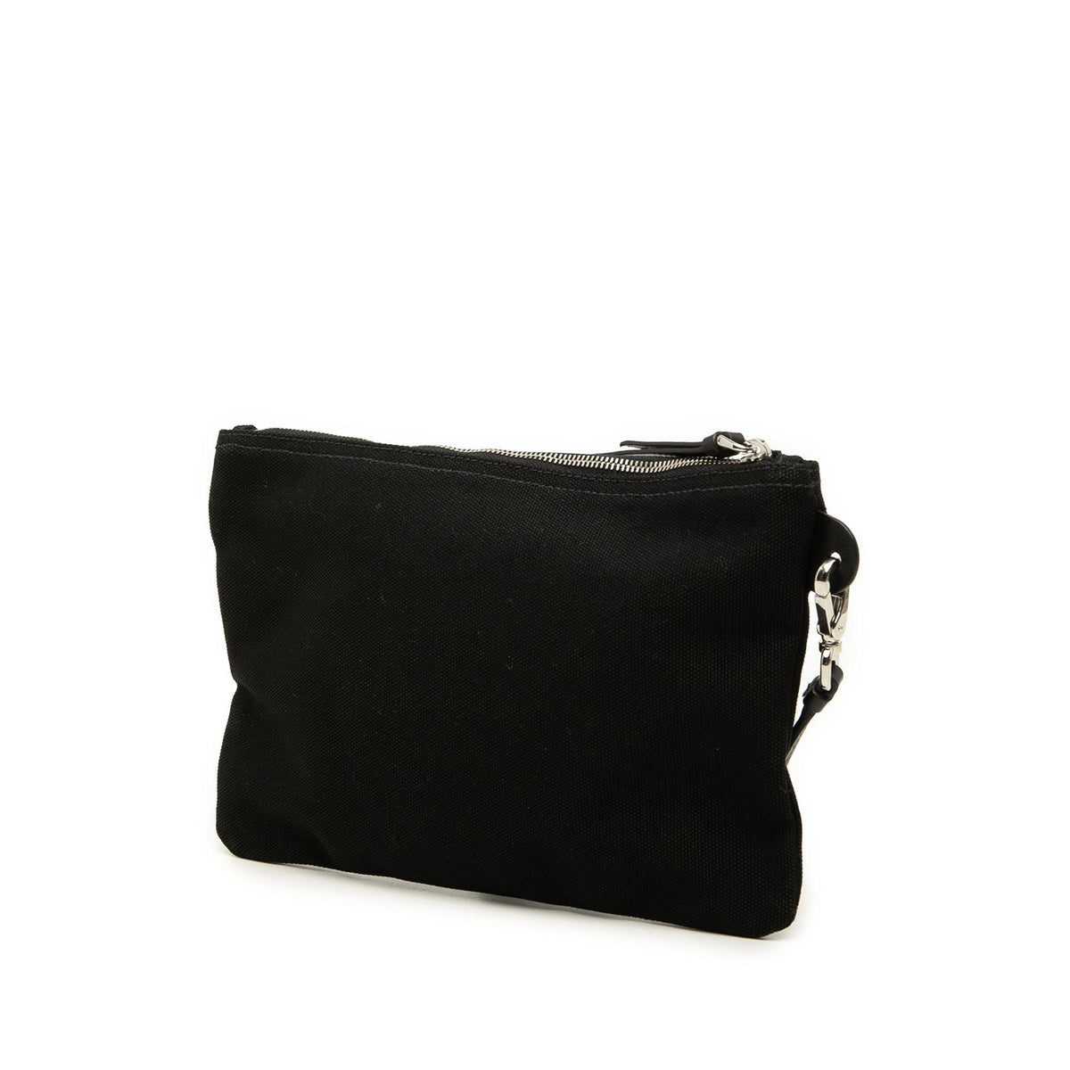 Prada Canvas Canapa Logo Wristlet Pouch