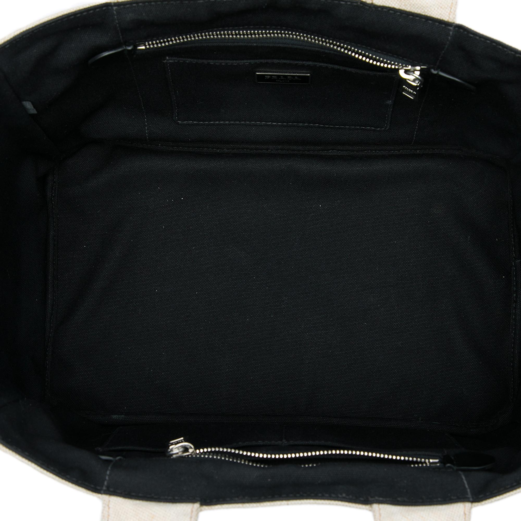Prada Canvas Canapa Mistolino Tote